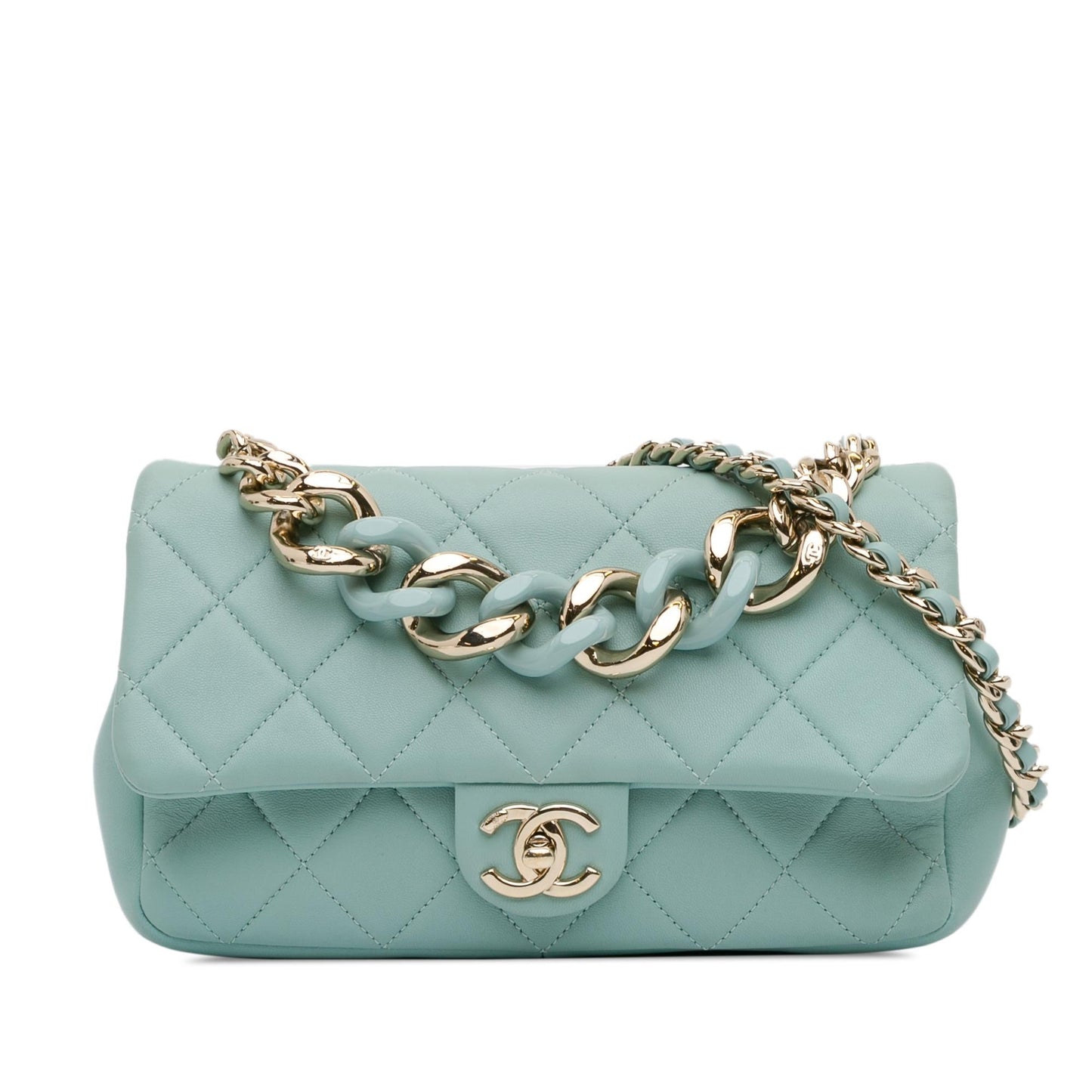 Chanel Lambskin Elegant Single Flap SHG-pDax0T Small Handbag