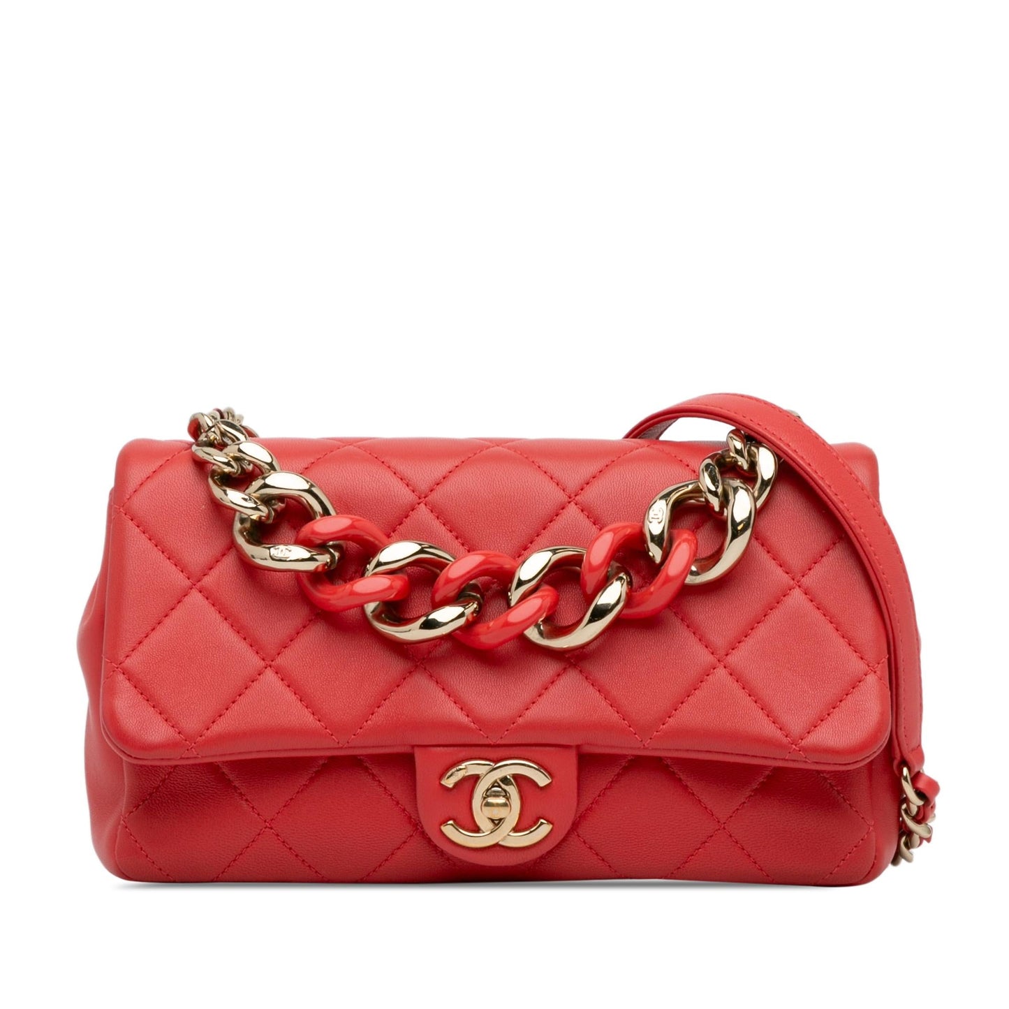 Chanel Lambskin Elegant Single Flap Small Handbag Flap 3