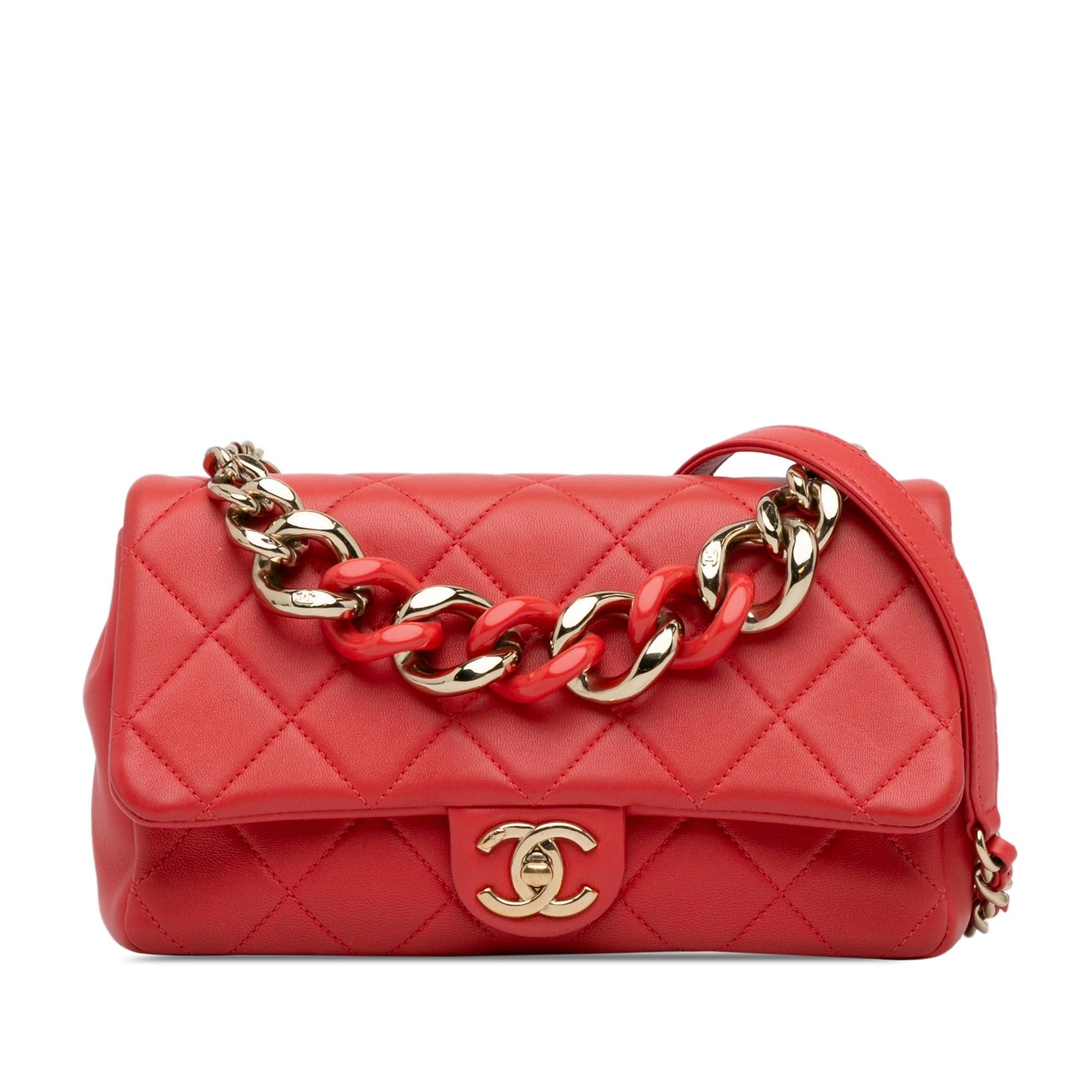 Chanel Lambskin Elegant Single Flap Small Handbag Flap 3