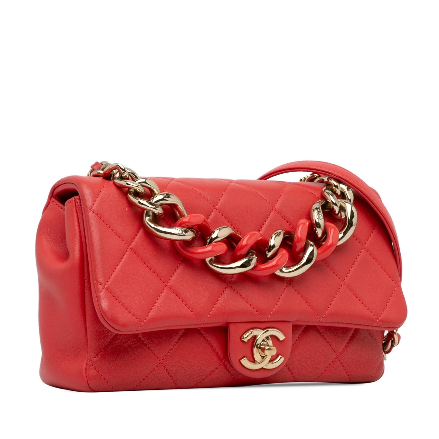 Chanel Lambskin Elegant Single Flap Small Handbag Flap 3