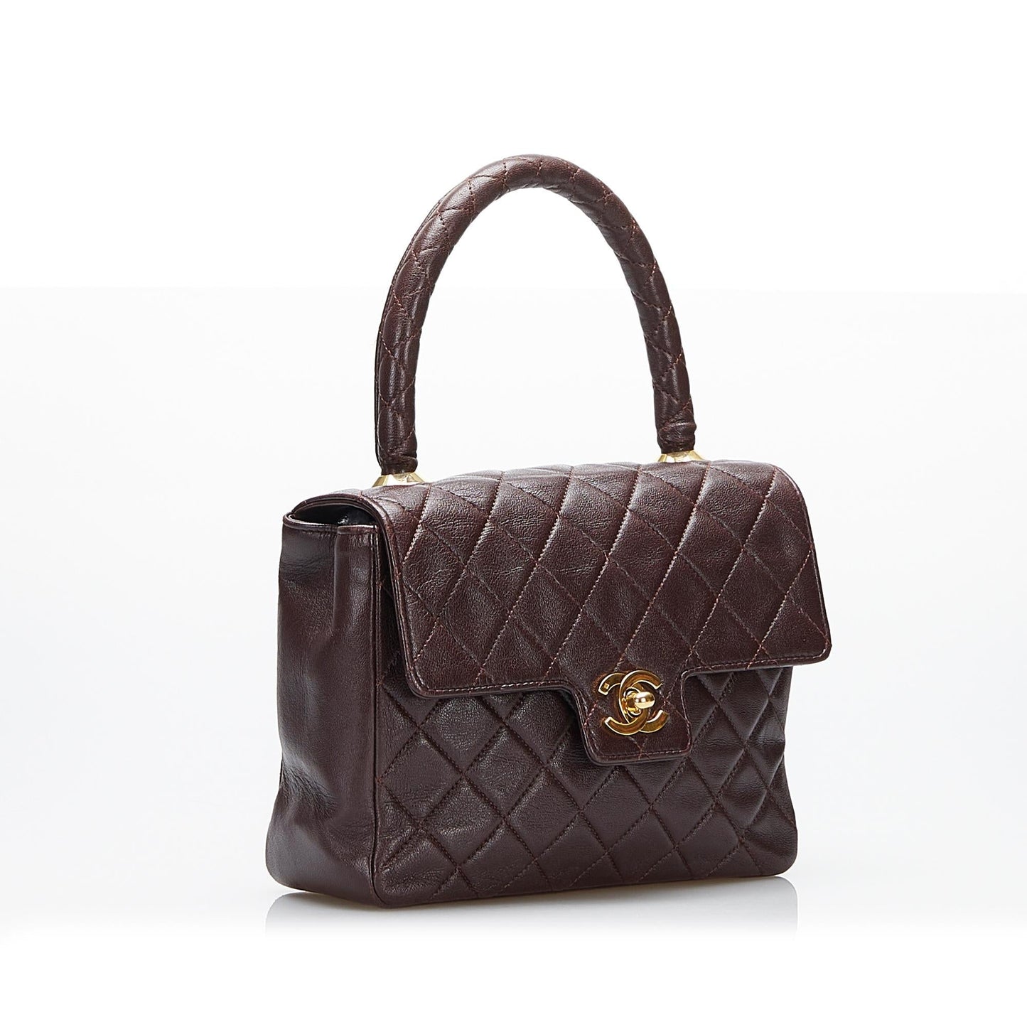 Chanel Lambskin Kelly Top Handle SHG-f4kw8p Small Handbag