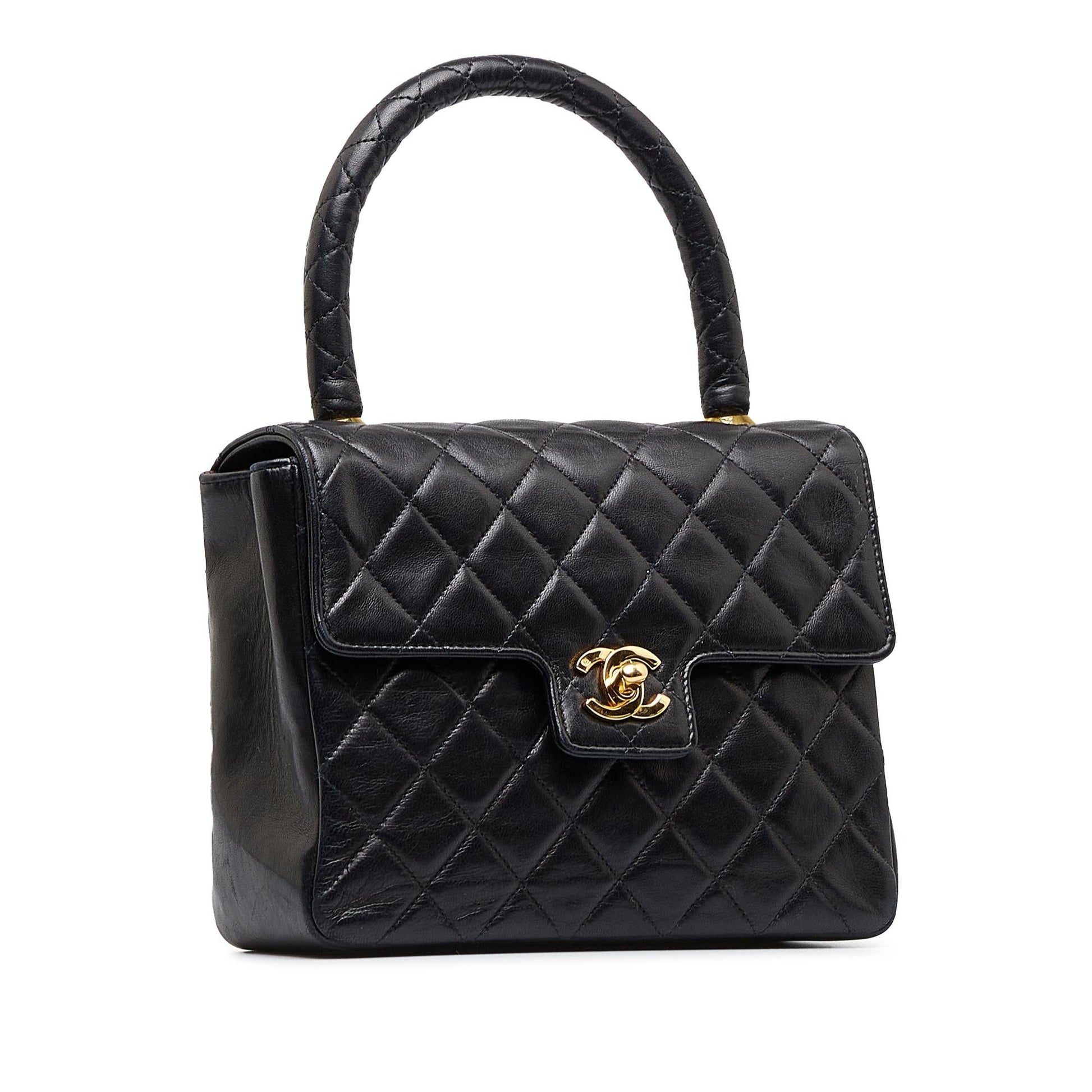 Chanel Lambskin Kelly Top Handle SHG-vYxH1m Small Handbag