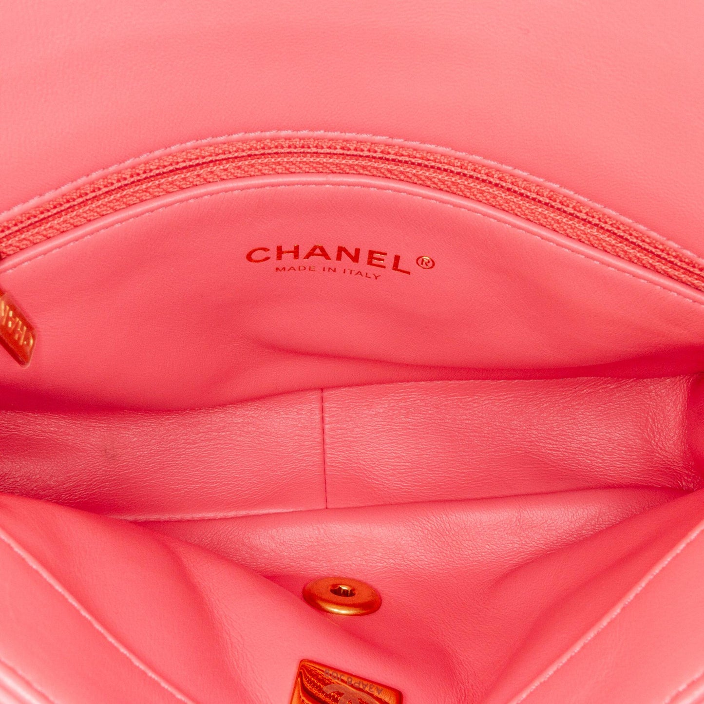 Chanel Small Lambskin Pending Cc Flap Bag