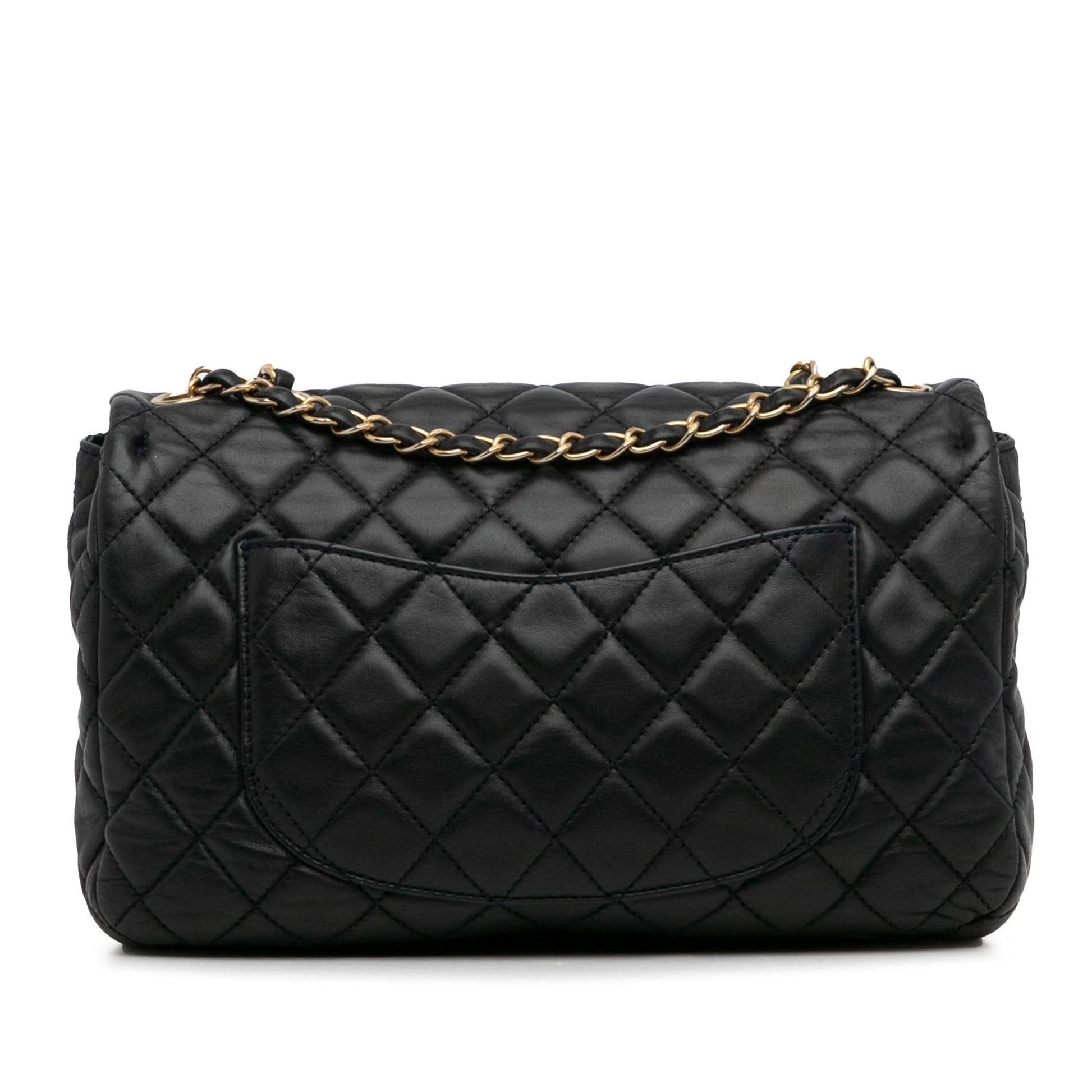 Chanel Small Lambskin Single Flap (SHG-HELS4Y)