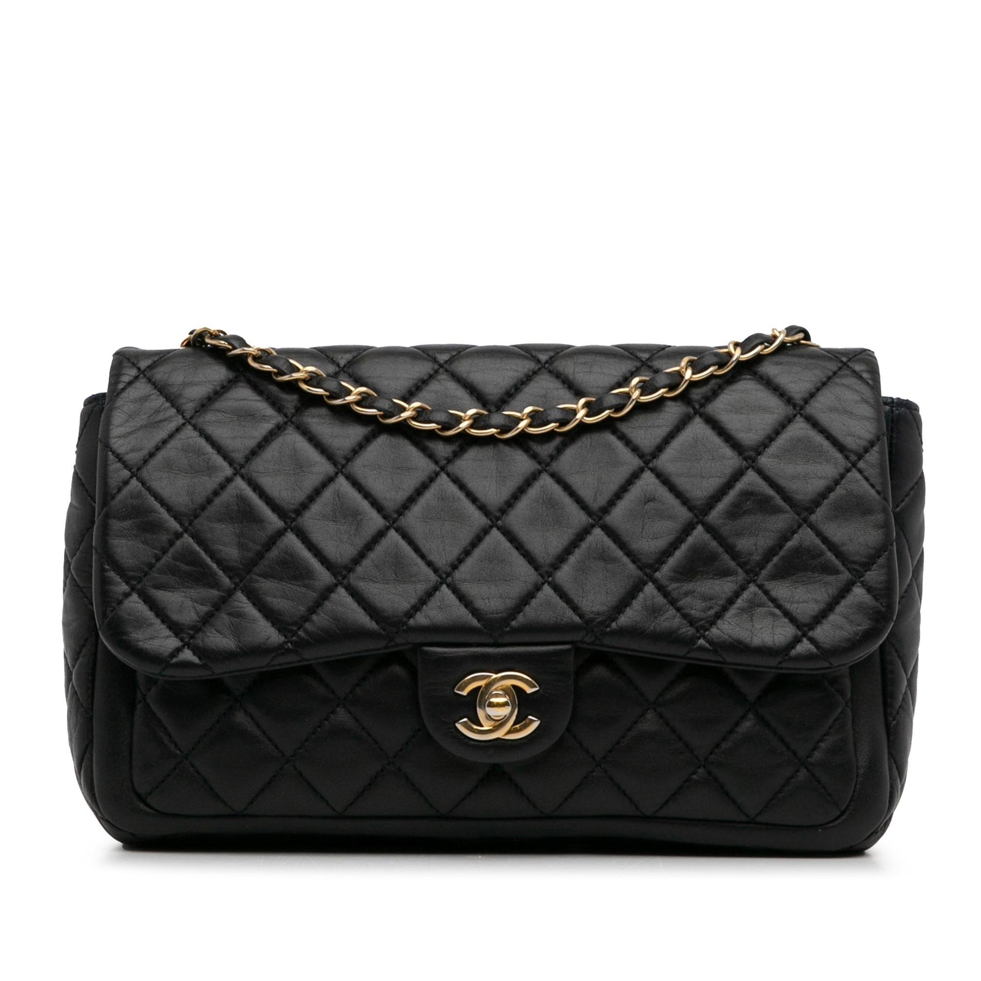 Chanel Lambskin Single Flap SHG-HELS4Y Small Handbag