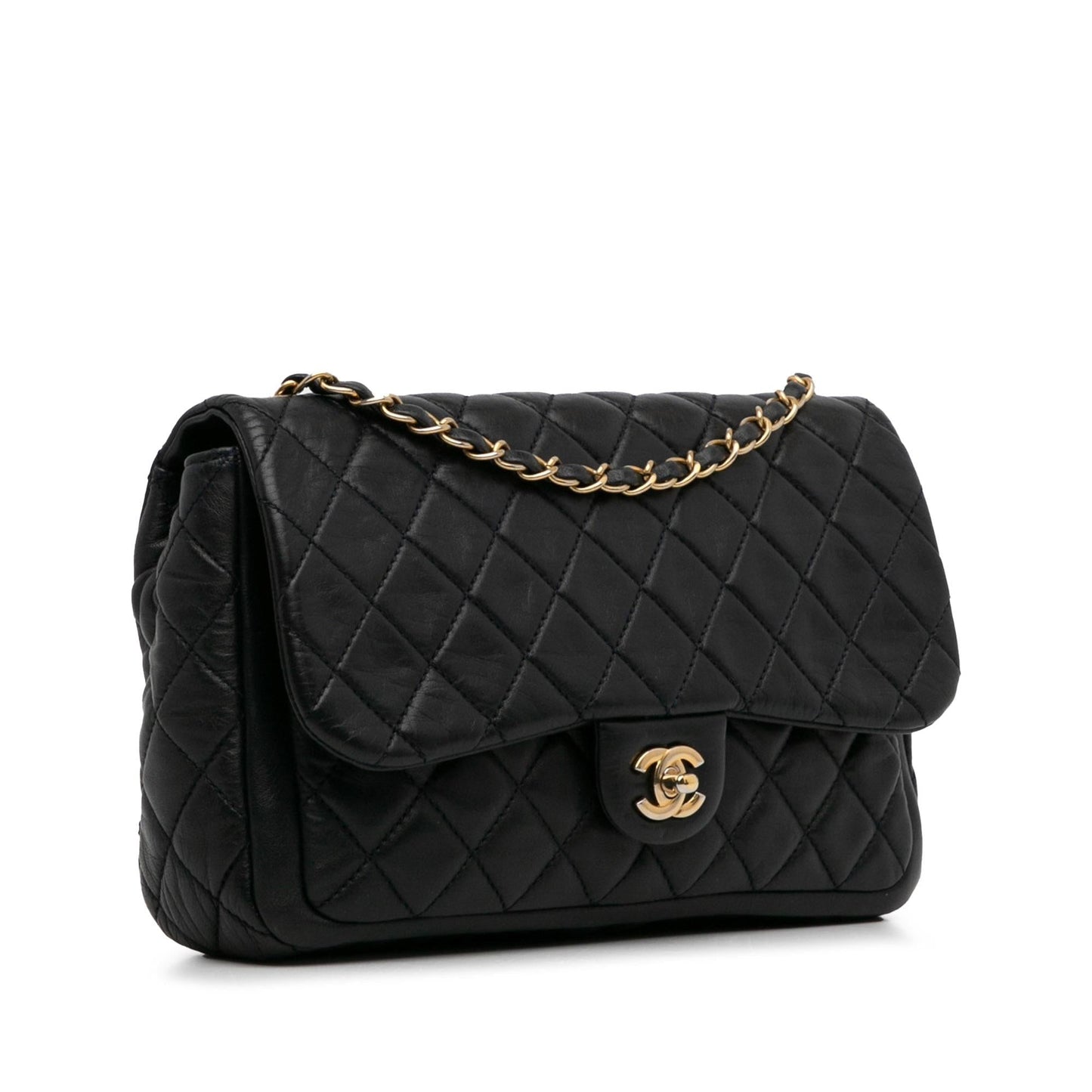 Chanel Lambskin Single Flap SHG-HELS4Y Small Handbag