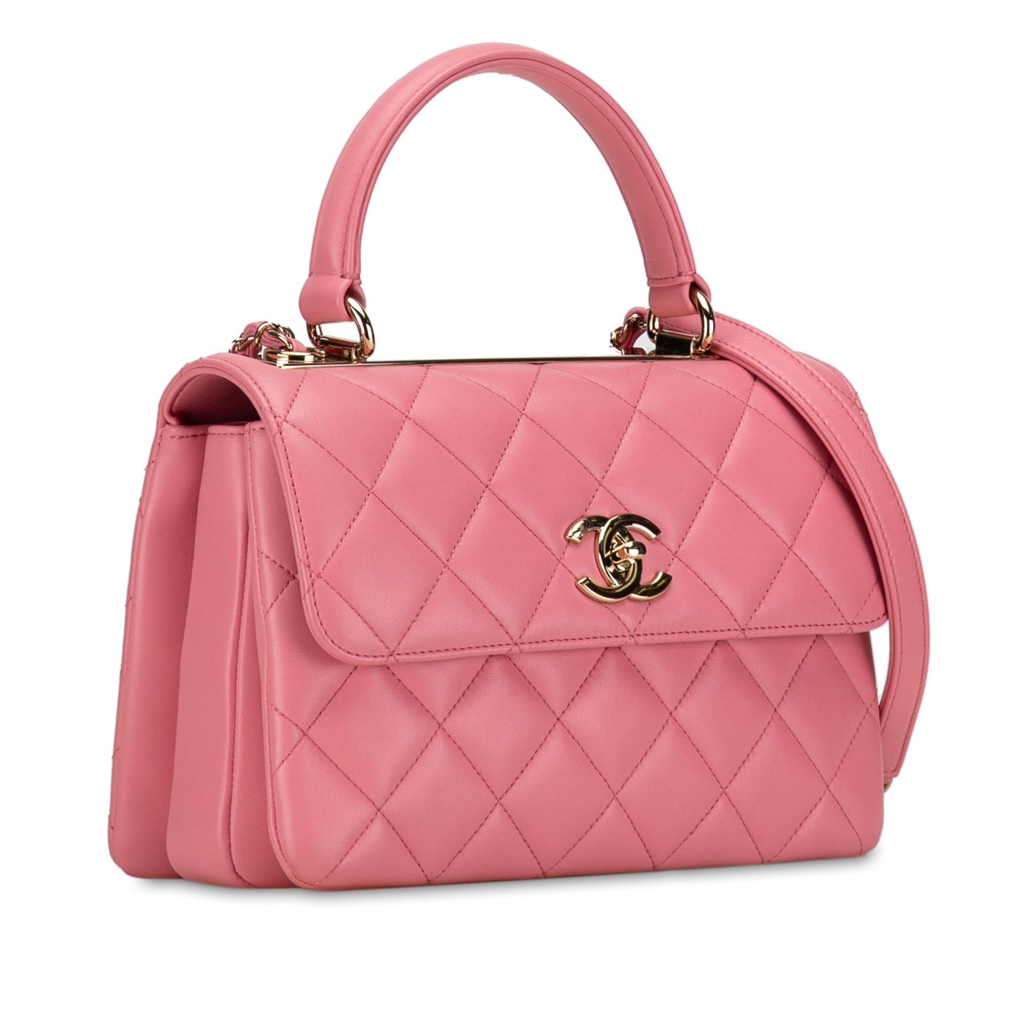 Chanel Lambskin Trendy CC Flap SHG-BwbnZL Small Handbag