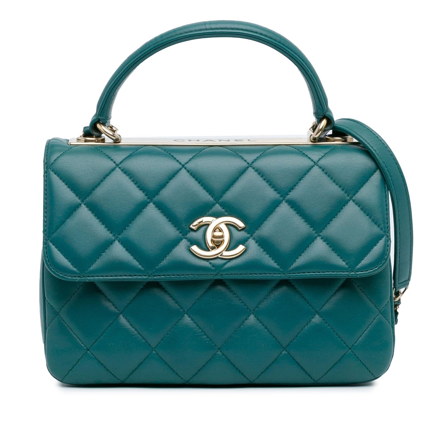 Chanel Lambskin Trendy CC Flap SHG-TmfDUA Small Handbag