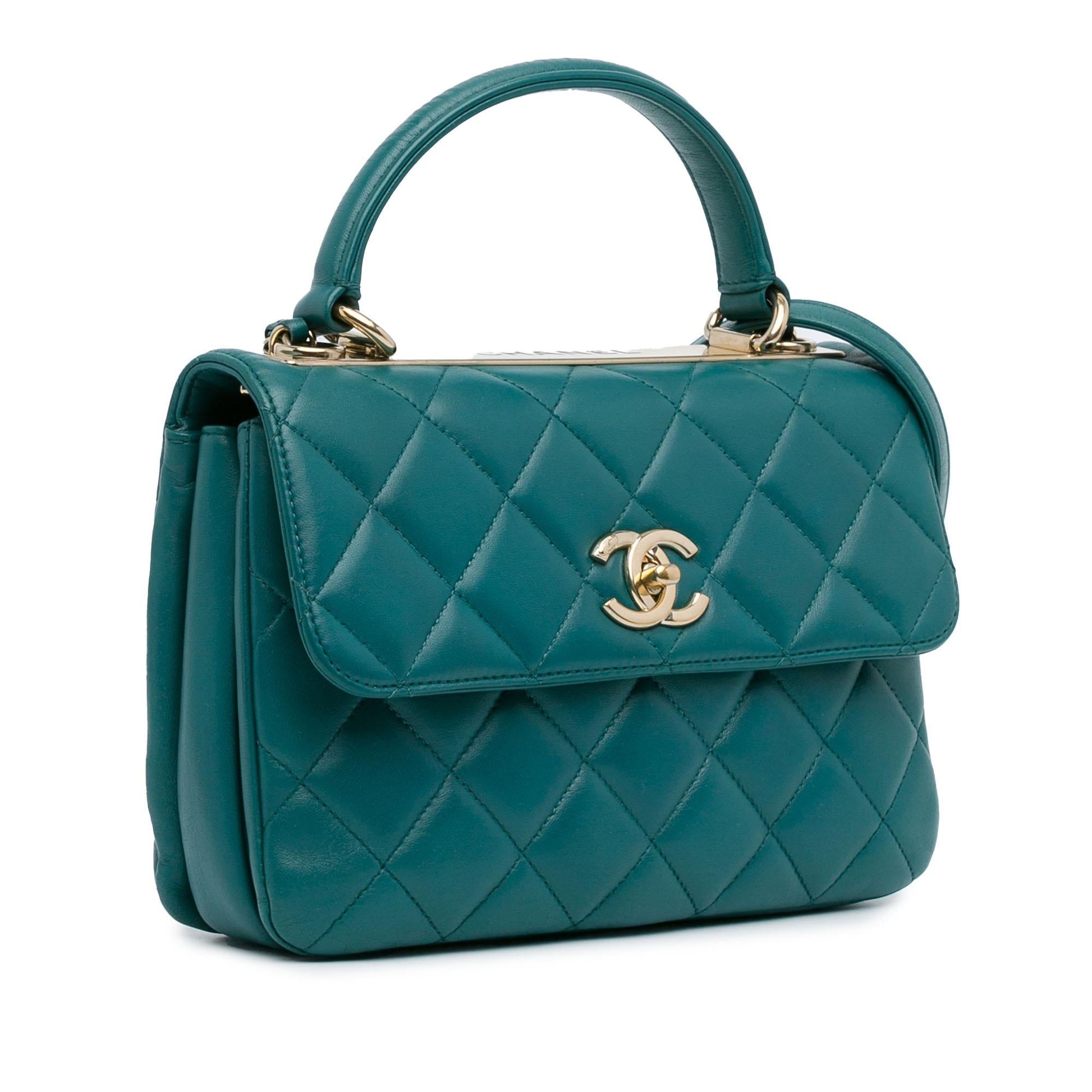 Chanel Lambskin Trendy CC Flap SHG-TmfDUA Small Handbag