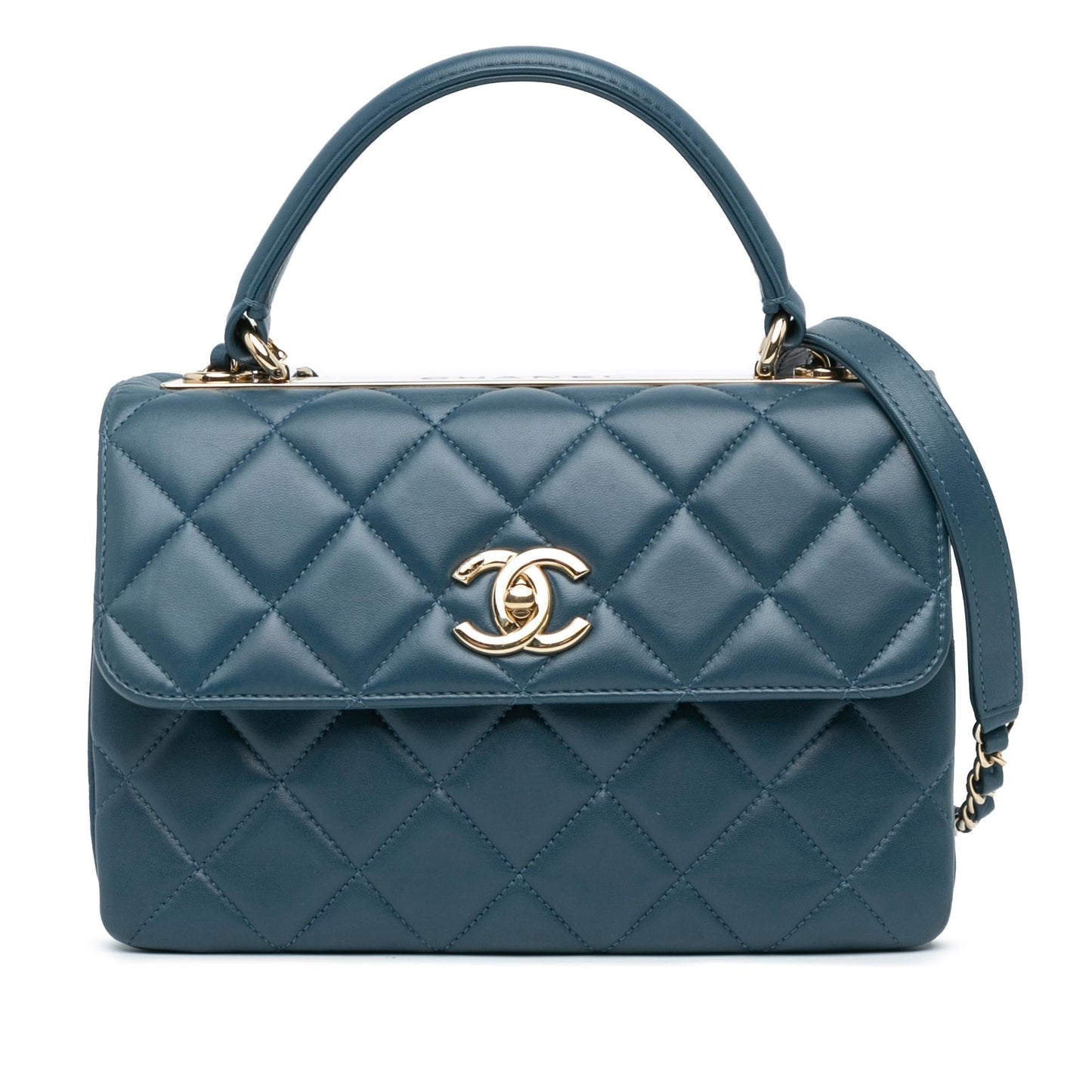 Chanel Lambskin Trendy CC Flap SHG-EQ6d6n Small Handbag