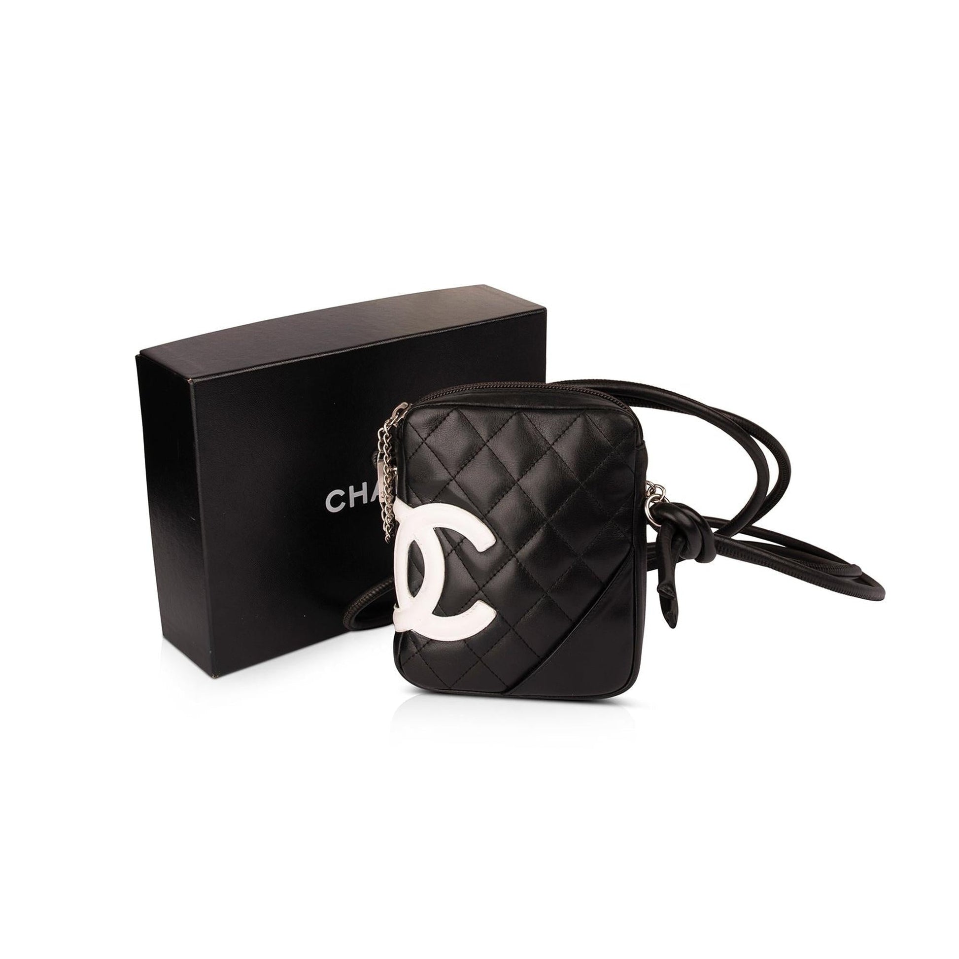 Chanel Ligne Cambon Messenger Travel Bag