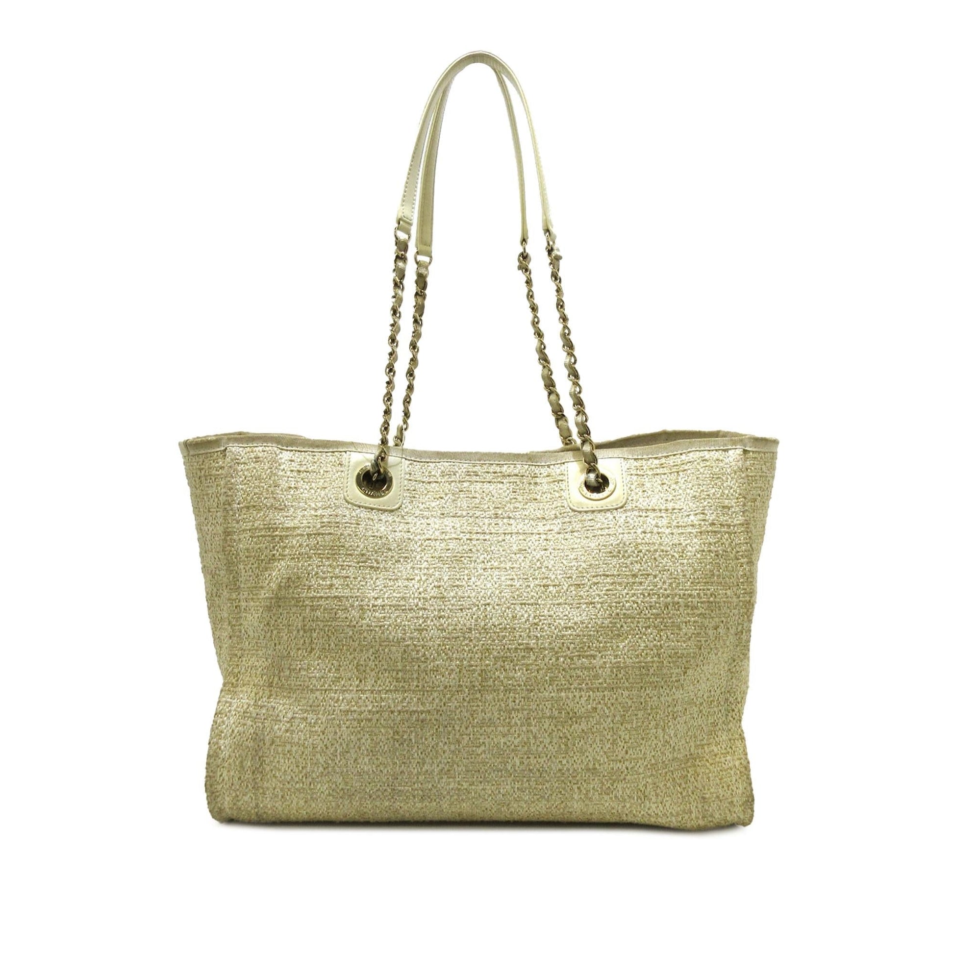 Chanel Lurex Boucle Deauville SHG-8lEXrU Small Tote Bag