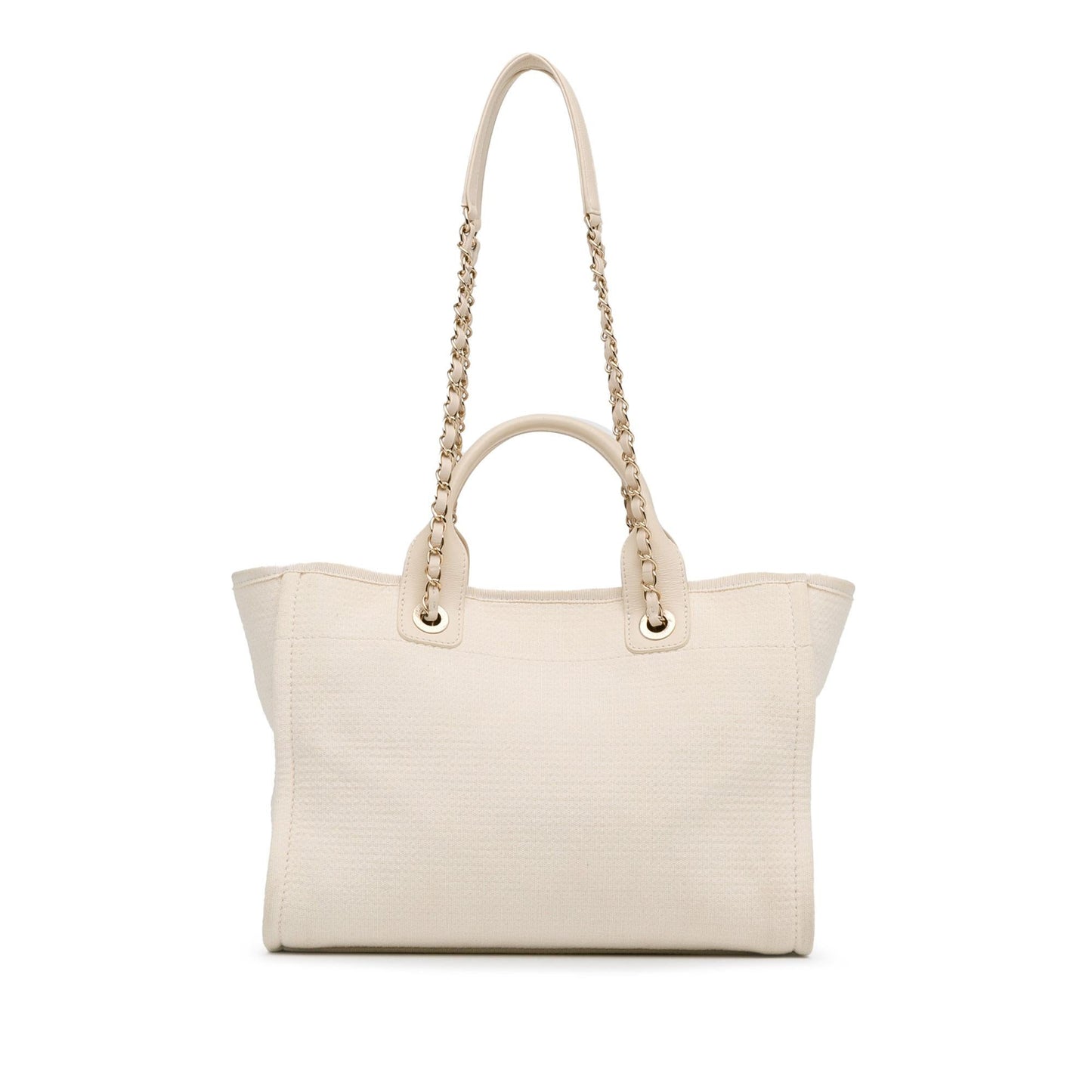 Chanel Mixed Fibers Deauville SHG-6vcu8P Small Tote Bag