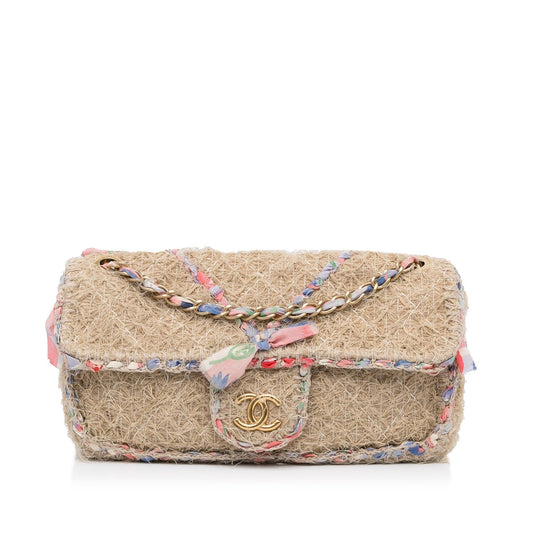 Chanel Organic Flap SHG-YTwNFn Multicolor Small Crossbody Bag