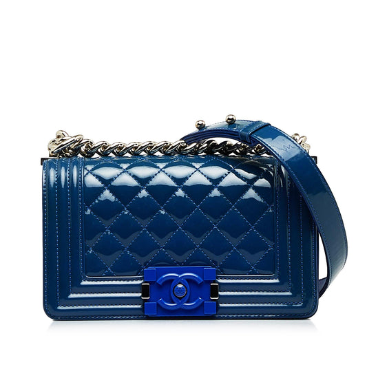 Chanel Patent Boy Plexiglass SHG-fgw9n7 Small Crossbody Bag
