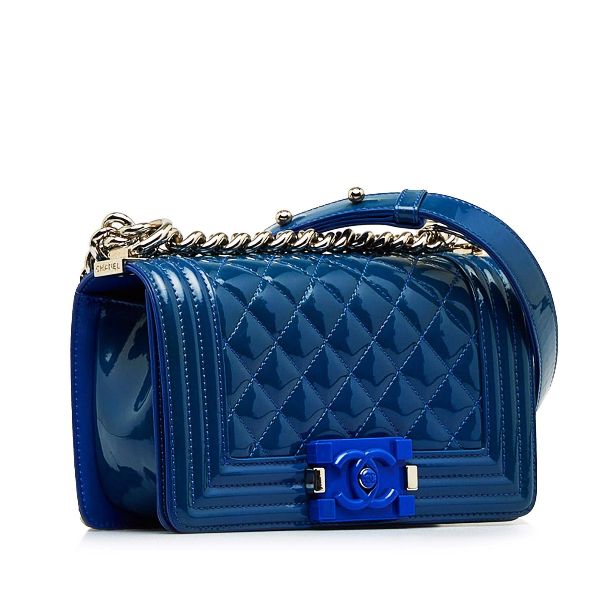 Chanel Patent Boy Plexiglass SHG-fgw9n7 Small Crossbody Bag