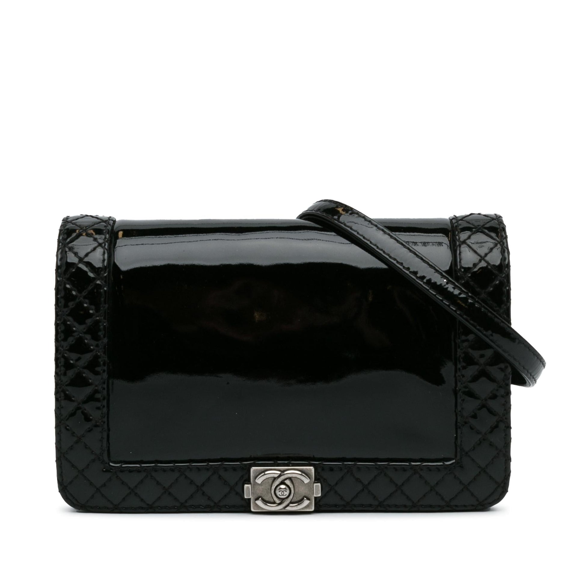 Chanel Patent Boy Reverso Flap SHG-cOthgZ Small Handbag