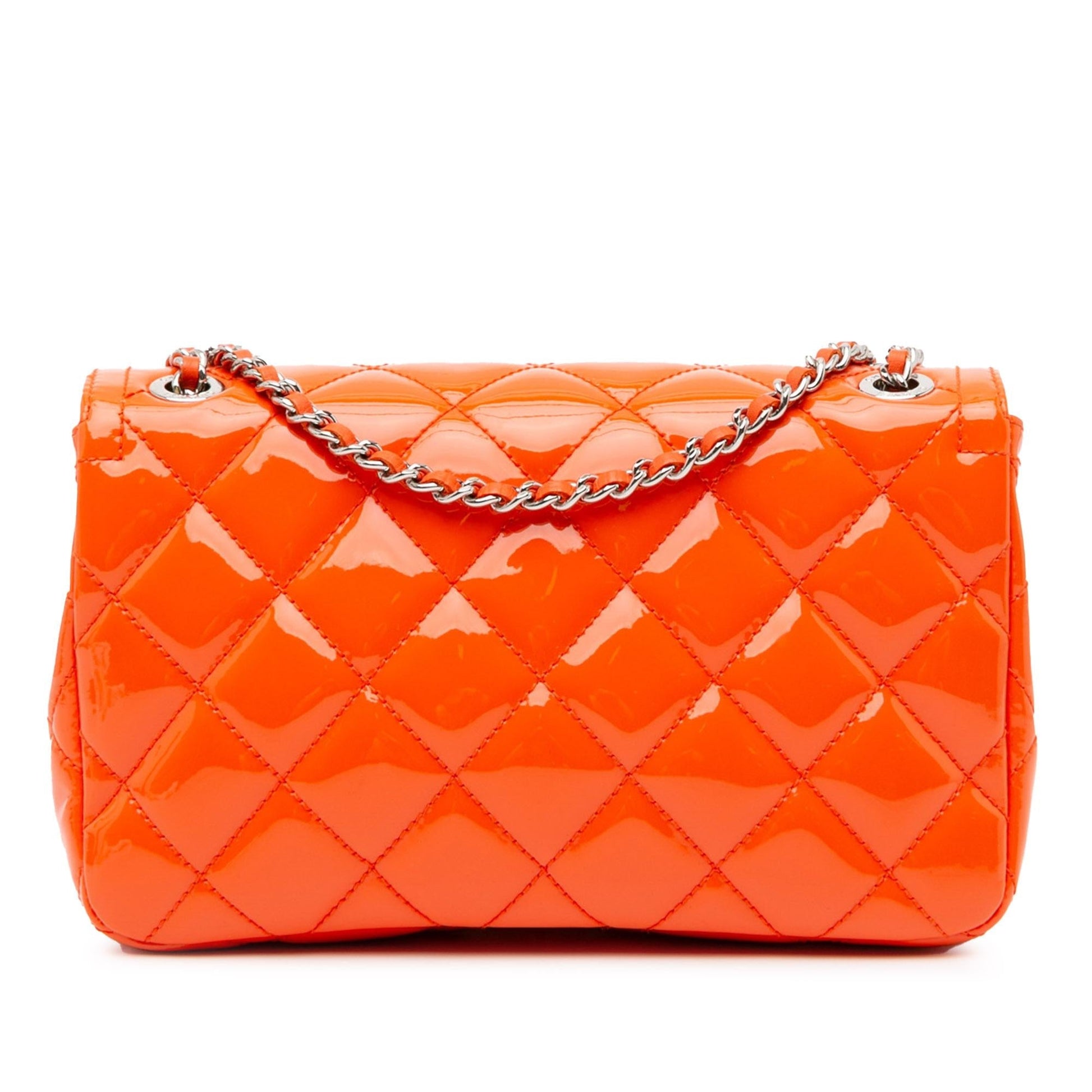 Chanel Patent Coco Shine Flap SHG-uOk6MM Small Handbag