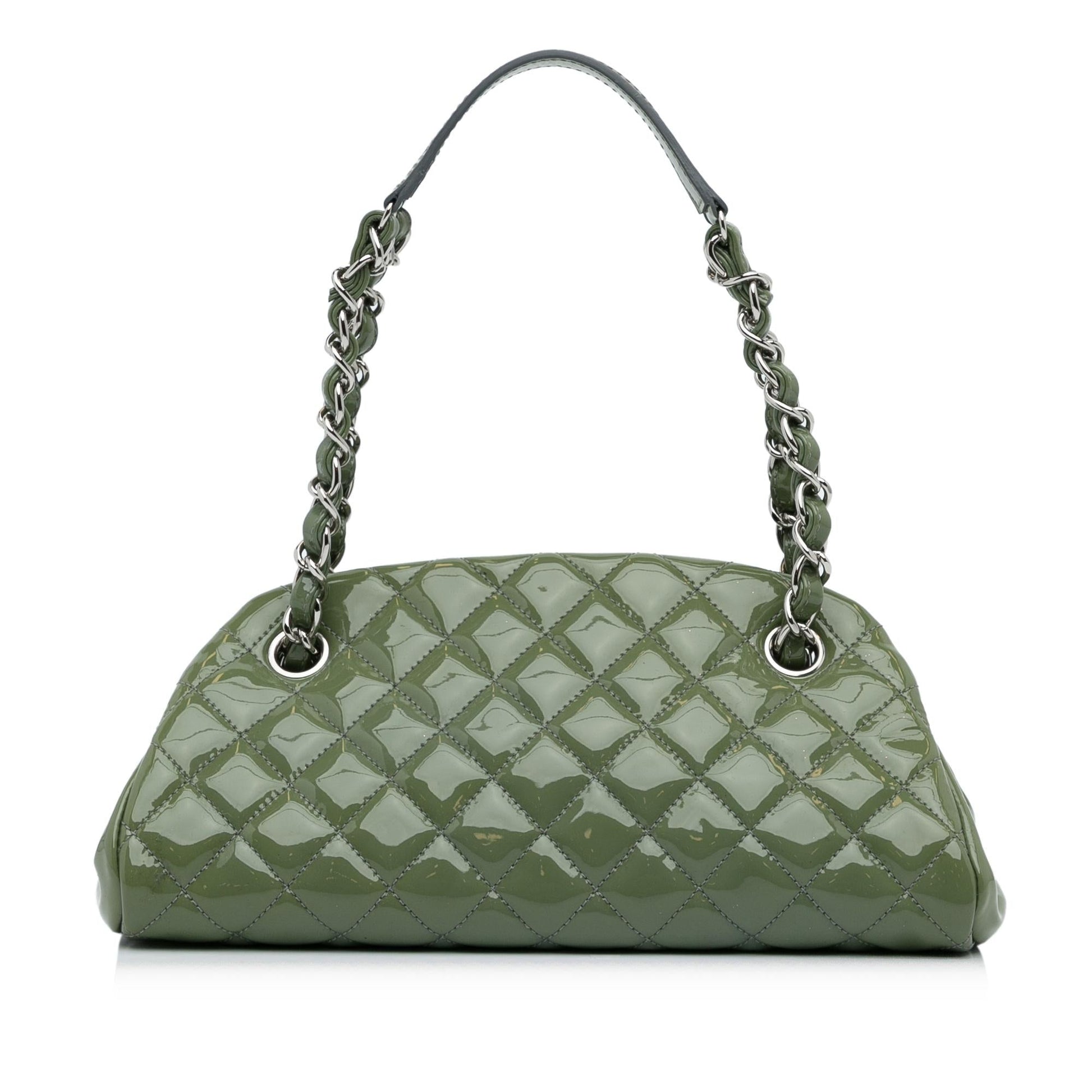 Chanel Patent Just Mademoiselle SHG-QHjgzH Small Shoulder Bag