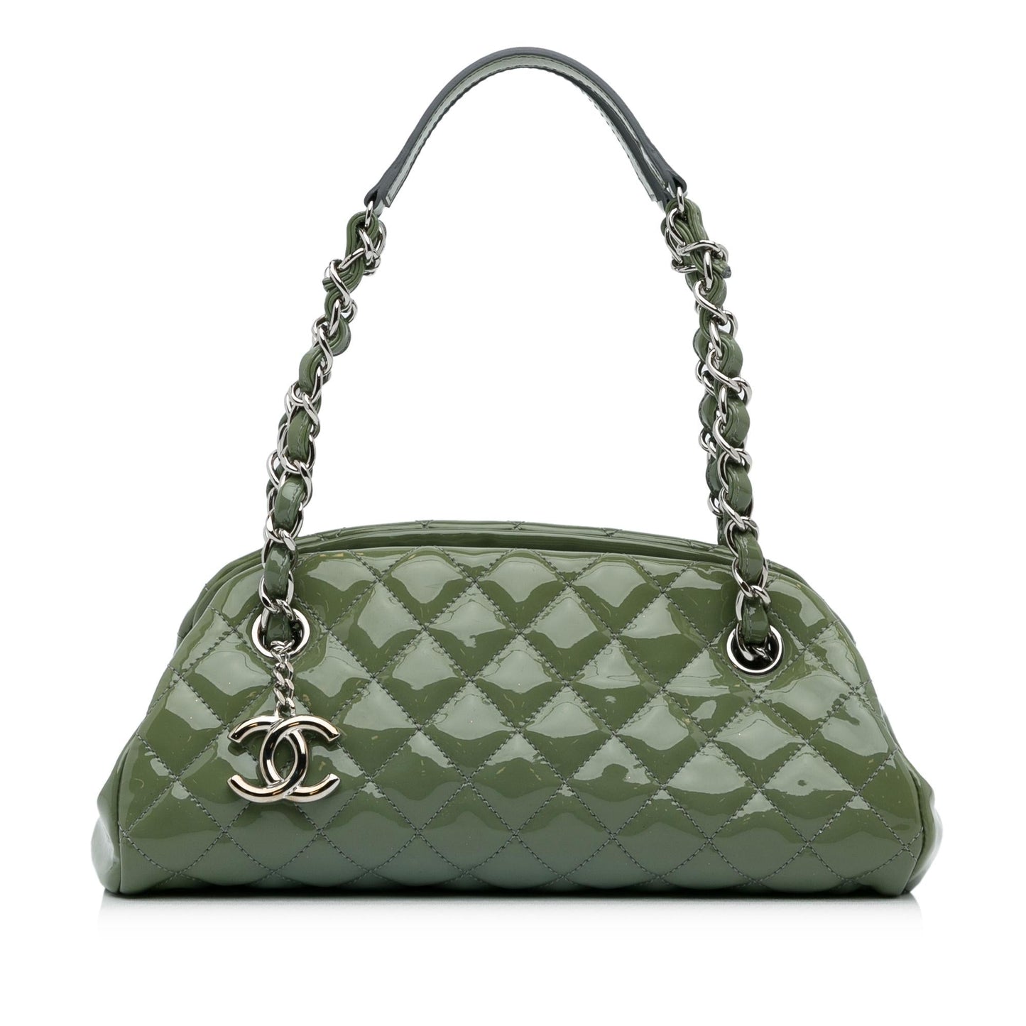 Chanel Patent Just Mademoiselle SHG-QHjgzH Small Shoulder Bag