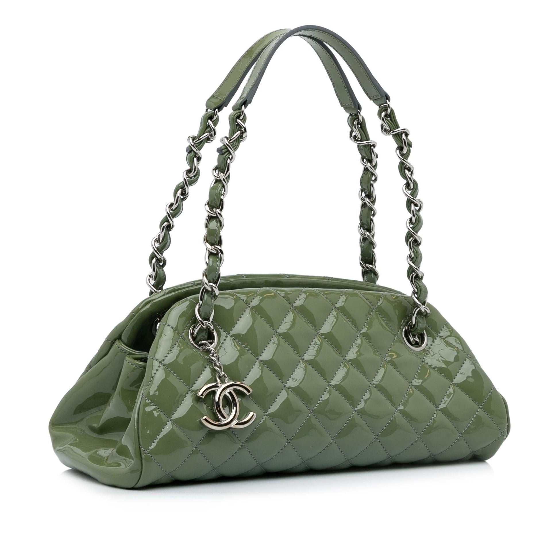 Chanel Patent Just Mademoiselle SHG-QHjgzH Small Shoulder Bag