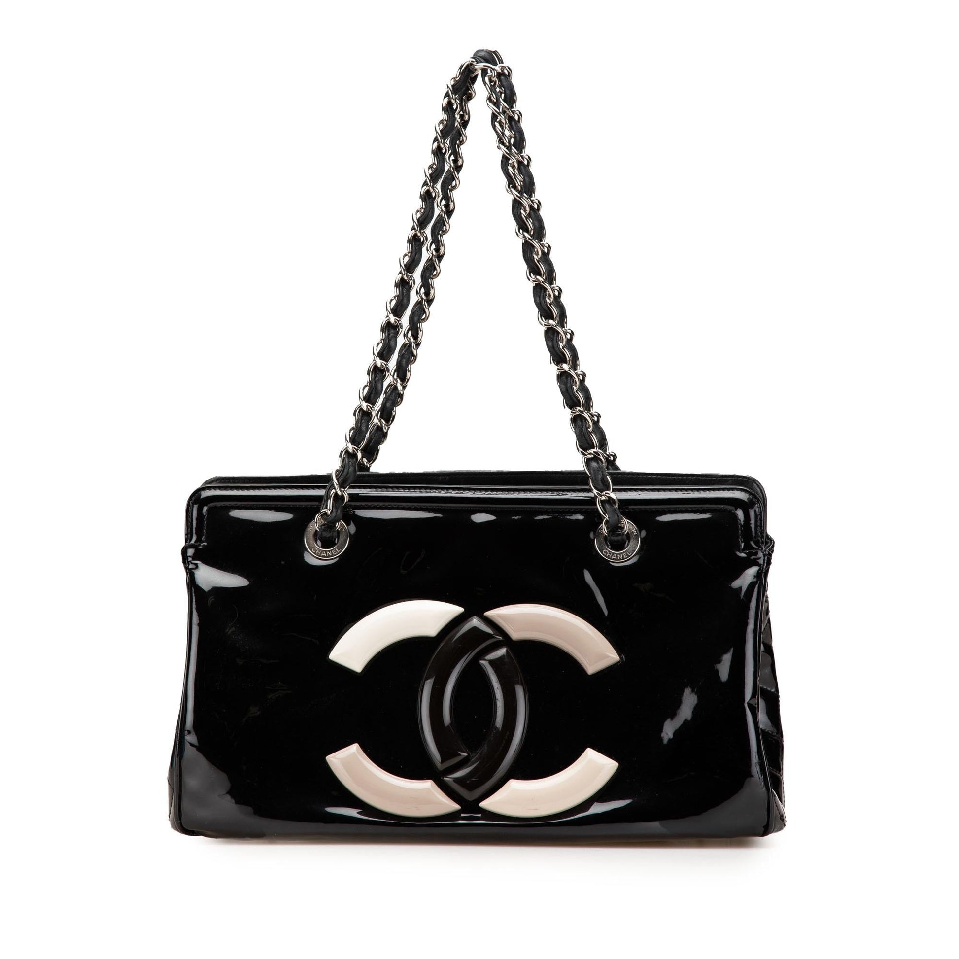 Chanel Patent Lipstick Small Tote Bag