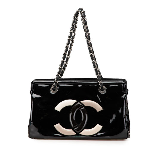 Chanel Patent Lipstick Small Tote Bag
