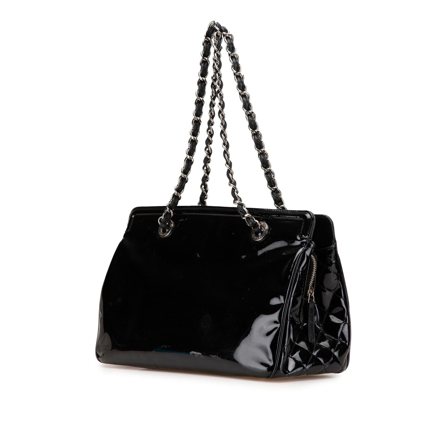 Chanel Patent Lipstick Small Tote Bag