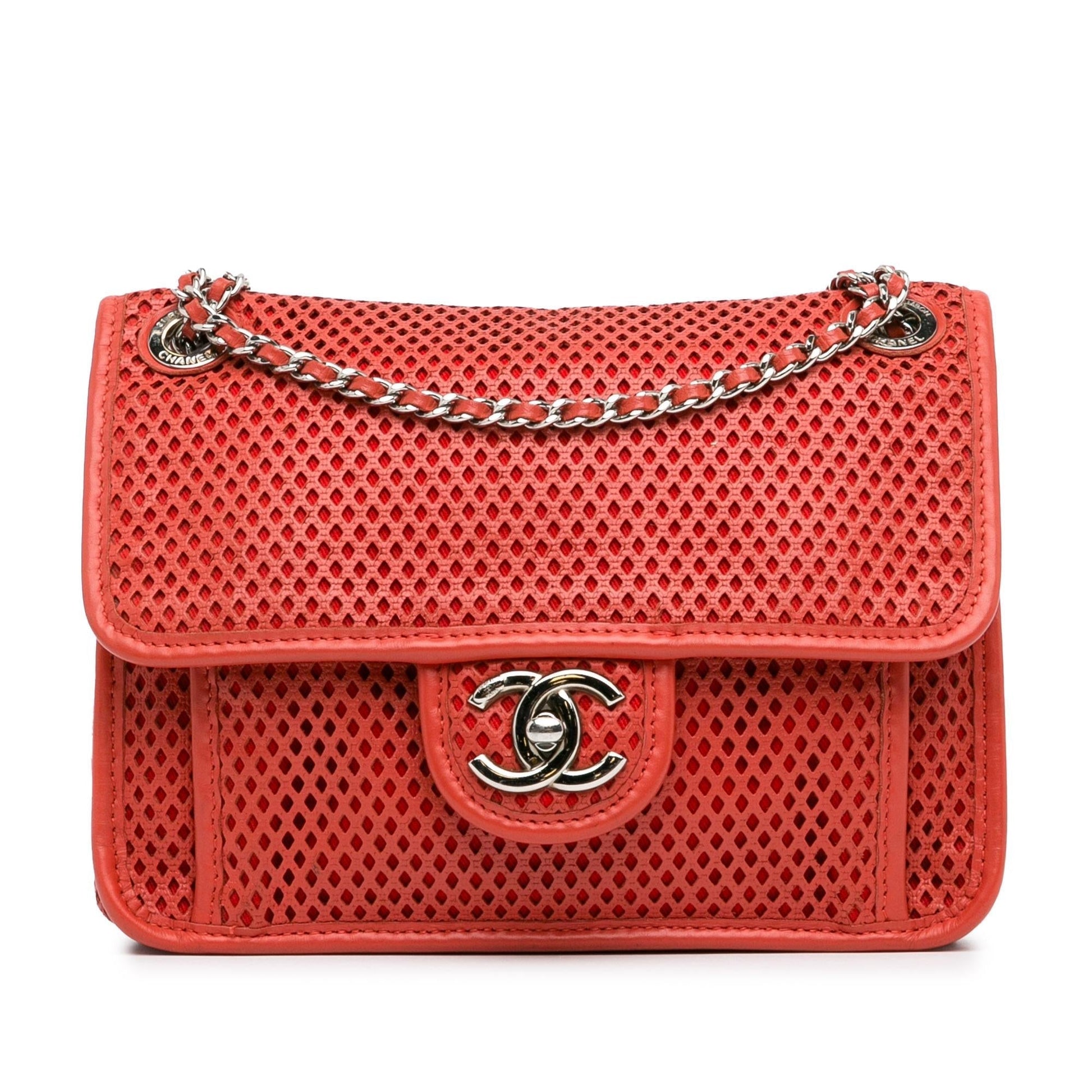 Chanel Small Perforated Calfskin Up in the Air Flap (shg IEF845) Handbag