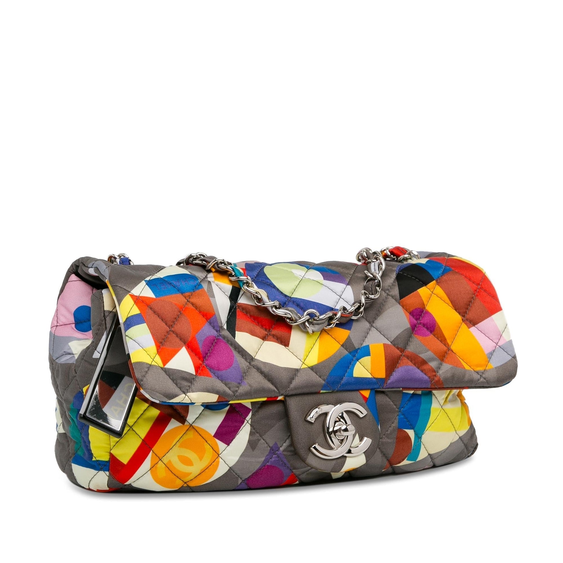 Chanel Small Printed Nylon Coco Color Flap (SHG-uuh0W6)