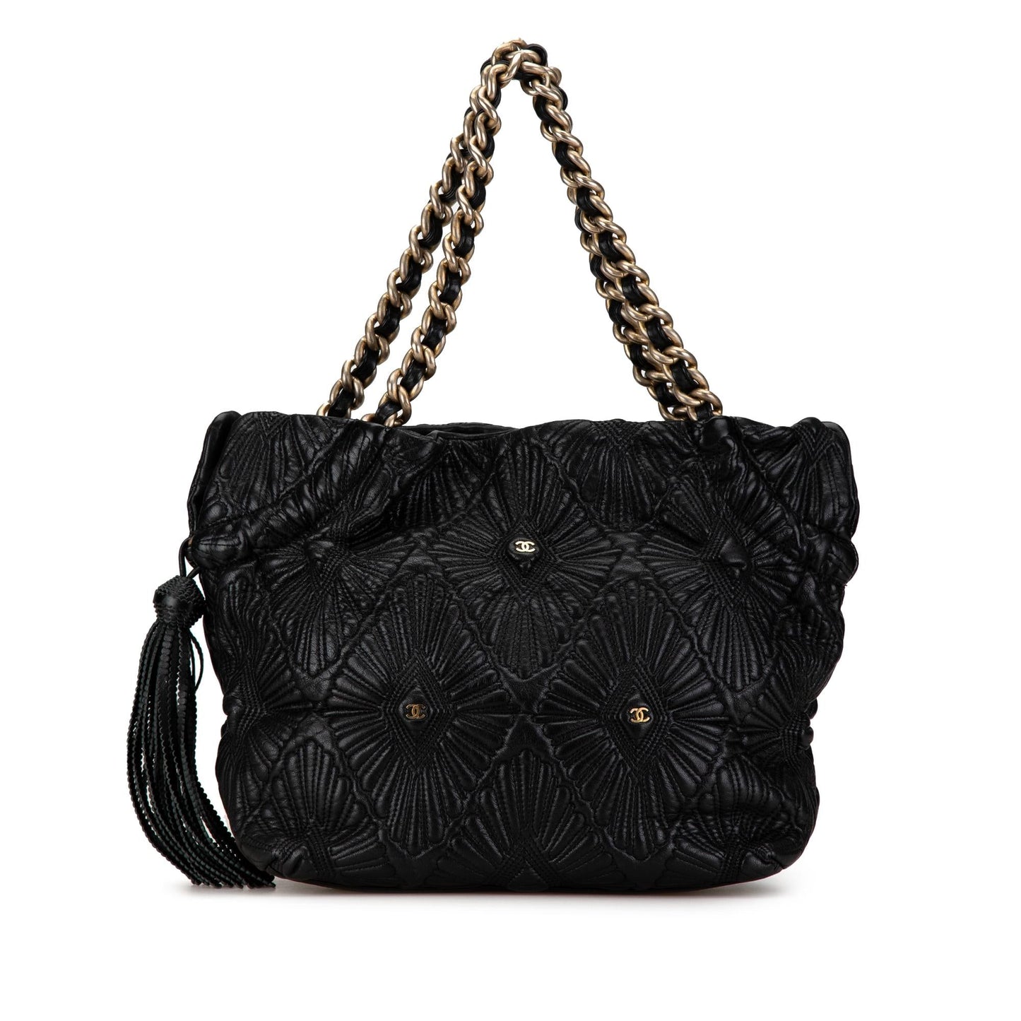 Chanel Quilted Calfskin Ca D'Oro SHG-gM3OPF Small Tote Bag
