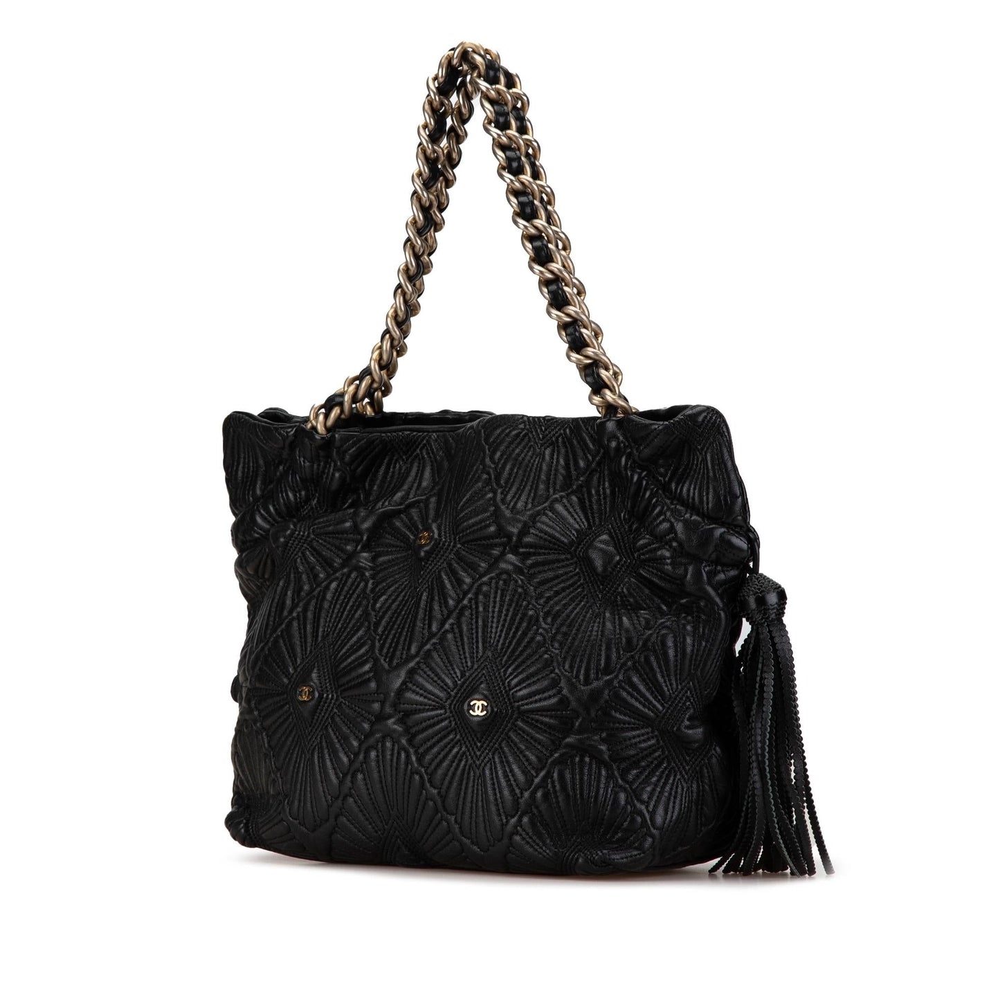 Chanel Quilted Calfskin Ca D'Oro SHG-gM3OPF Small Tote Bag