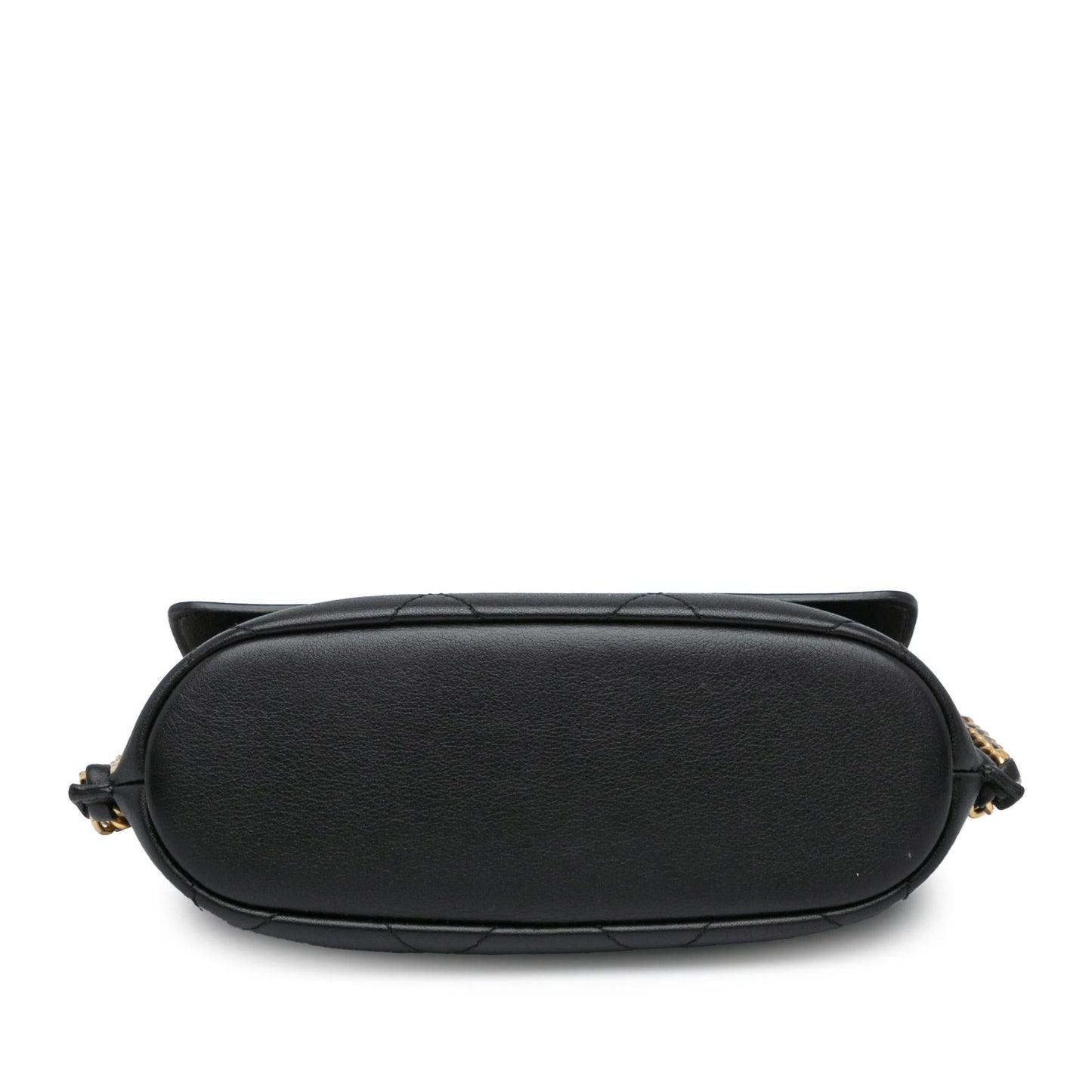 Chanel Quilted Calfskin Hobo Flap Small Shoulder Bag