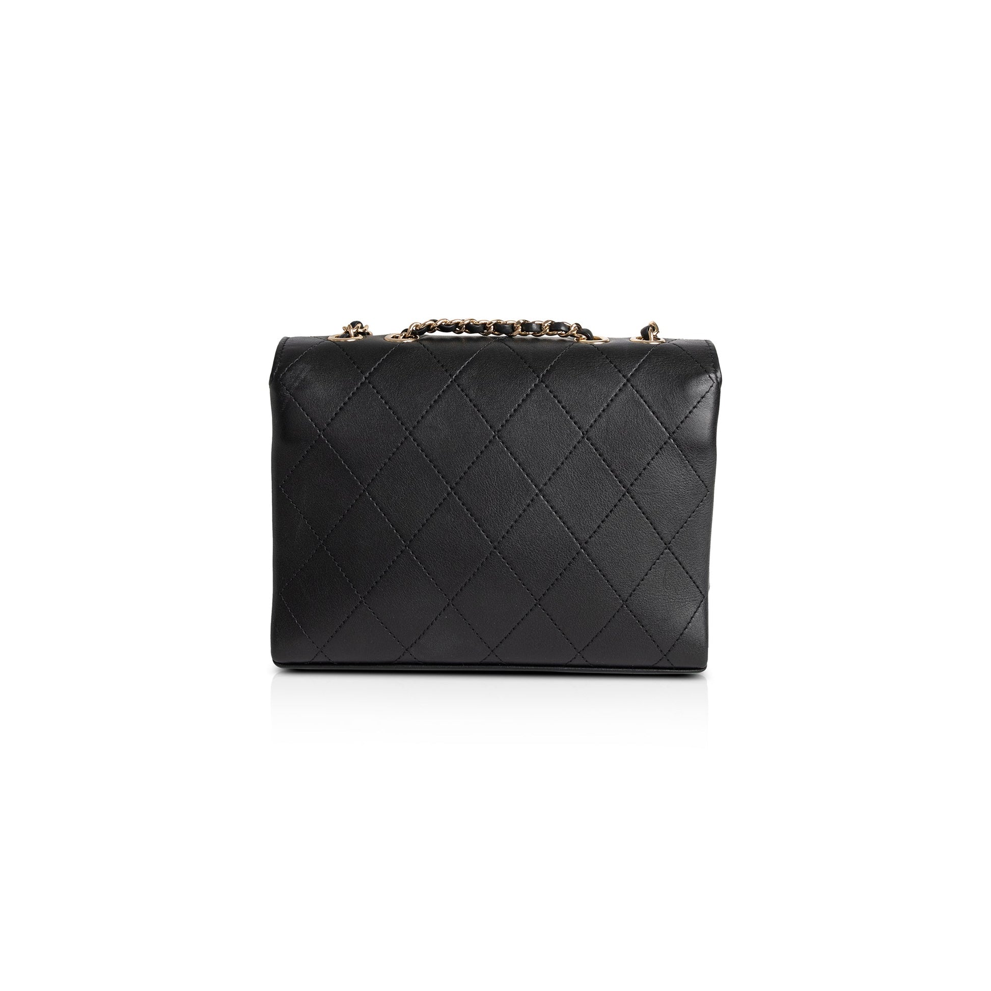 Chanel Quilted Flap Calfskin Travel Bag