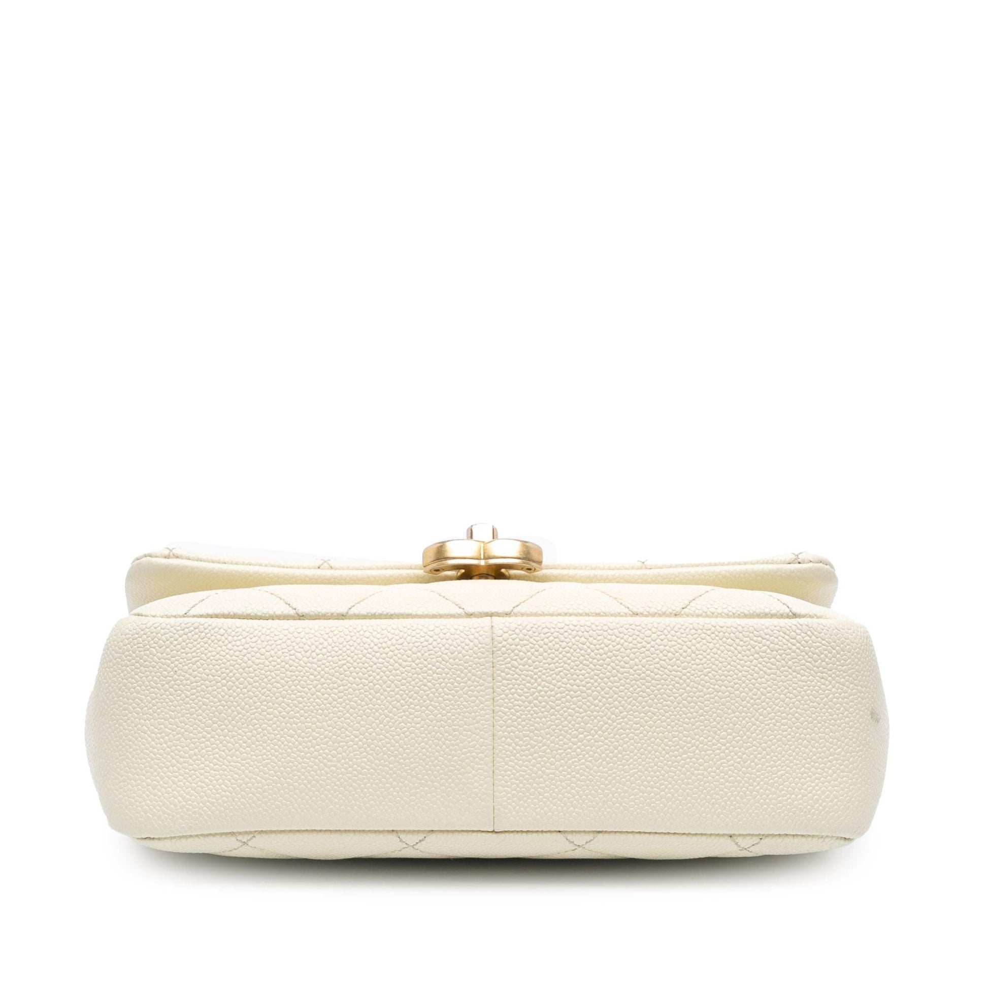 Chanel Quilted Caviar Melody Flap Small Handbag Melody Flap