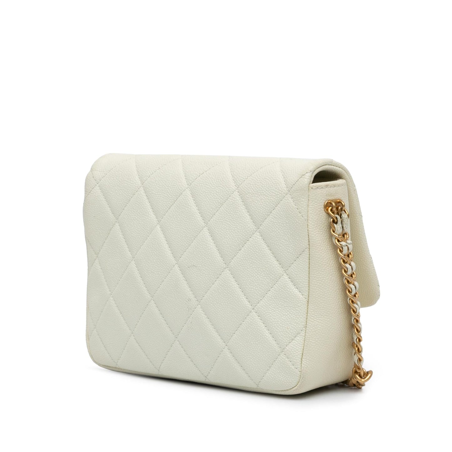 Chanel Quilted Caviar Melody Flap Small Handbag Flap 1