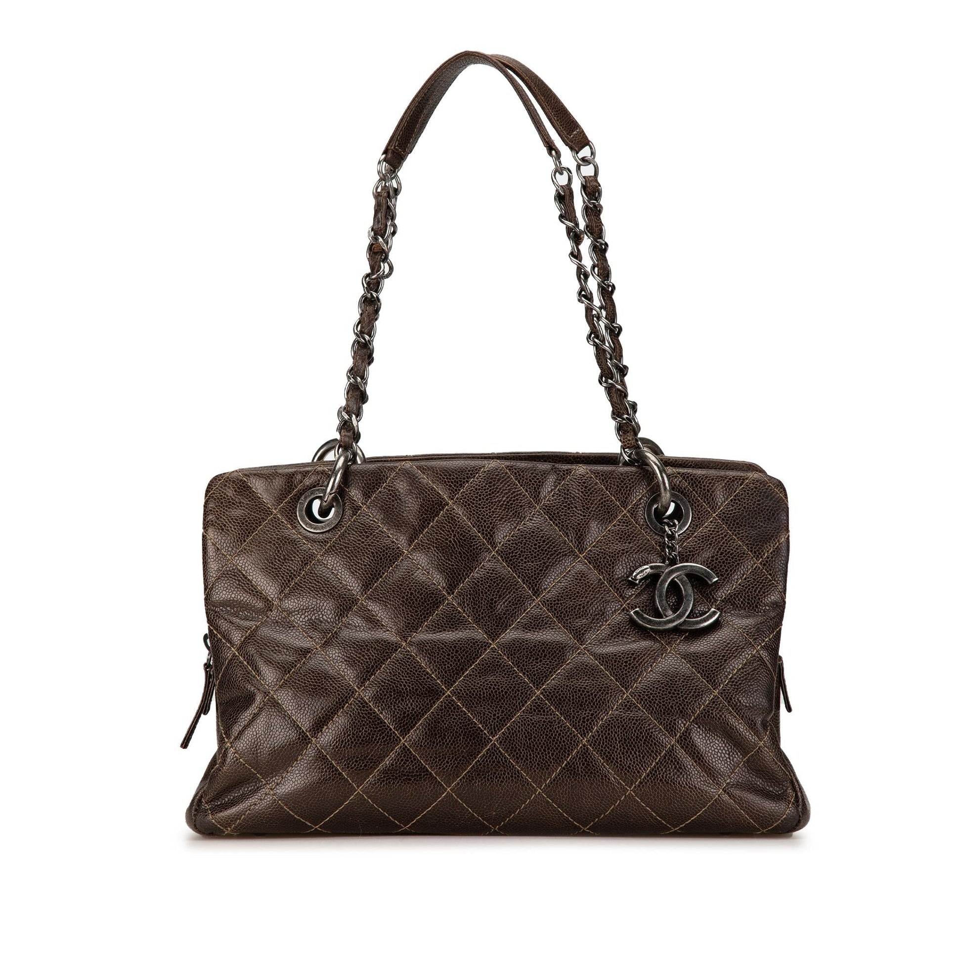 Chanel Quilted Caviar Chic SHG-RUXzte Small Tote Bag