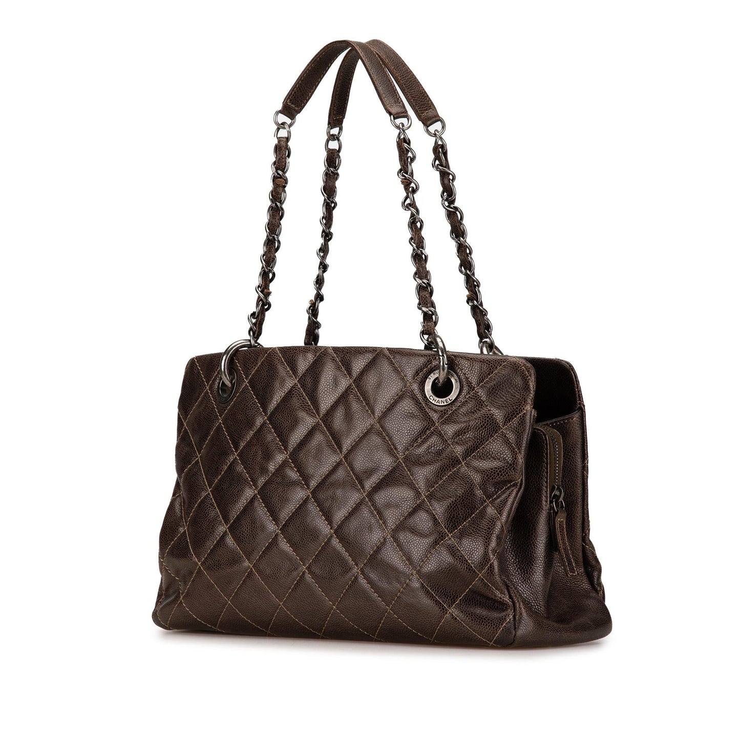 Chanel Quilted Caviar Chic SHG-RUXzte Small Tote Bag