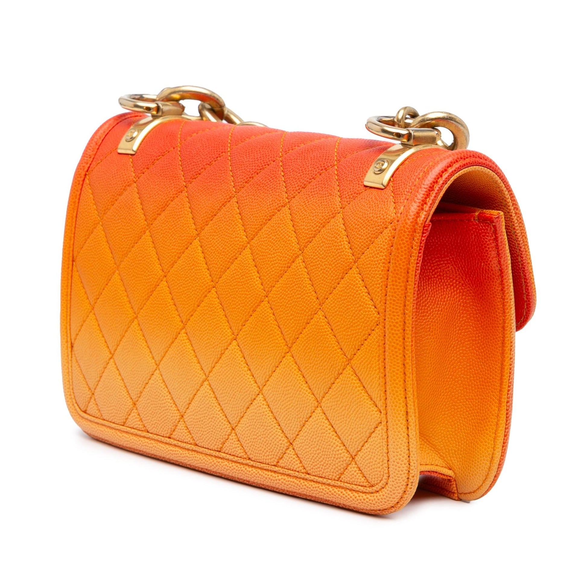 Chanel Quilted Caviar Sunset On Sea Flap Small Handbag