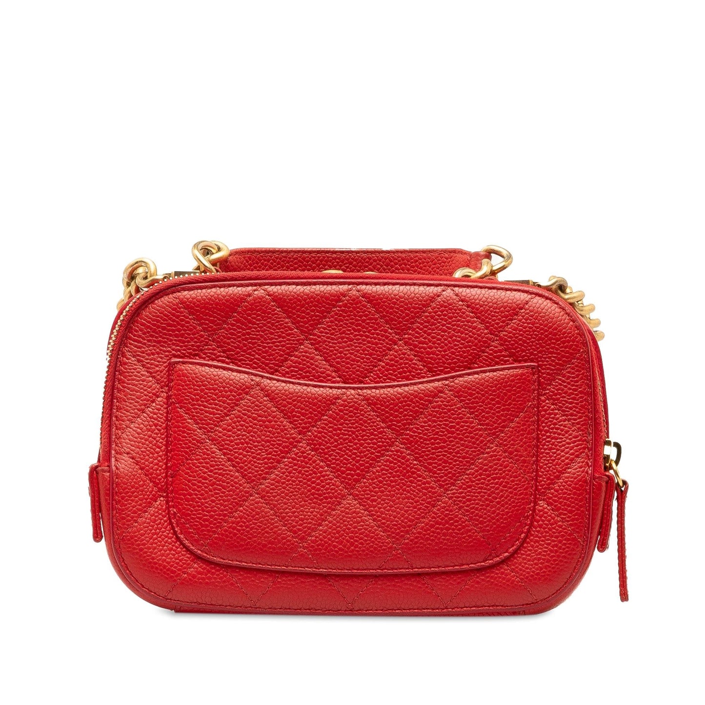 Chanel Quilted Caviar Top Handle Camera SHG-t5q9uY Small Crossbody Bag