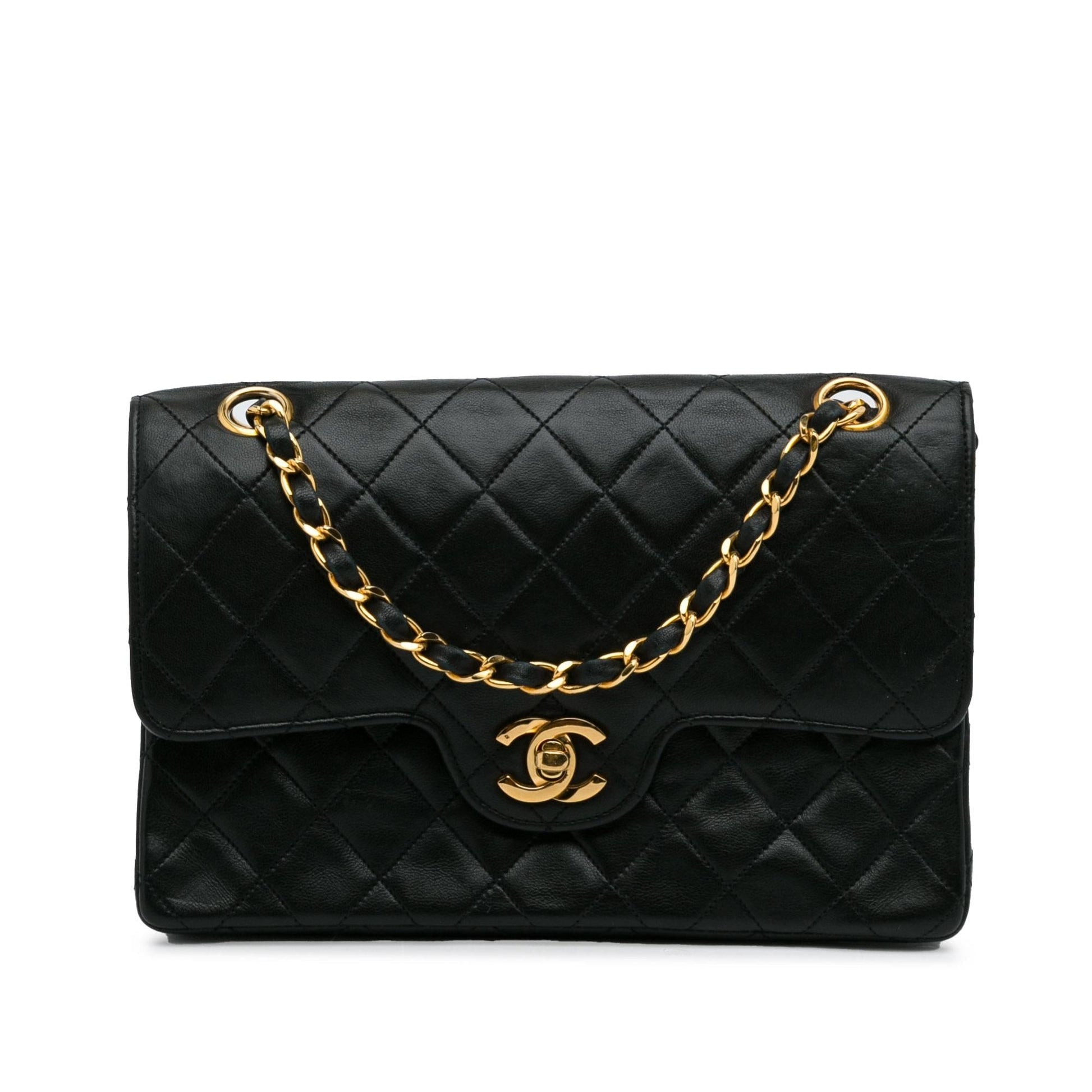 Chanel Quilted Double Flap SHG-L6Ce7A Small Shoulder Bag