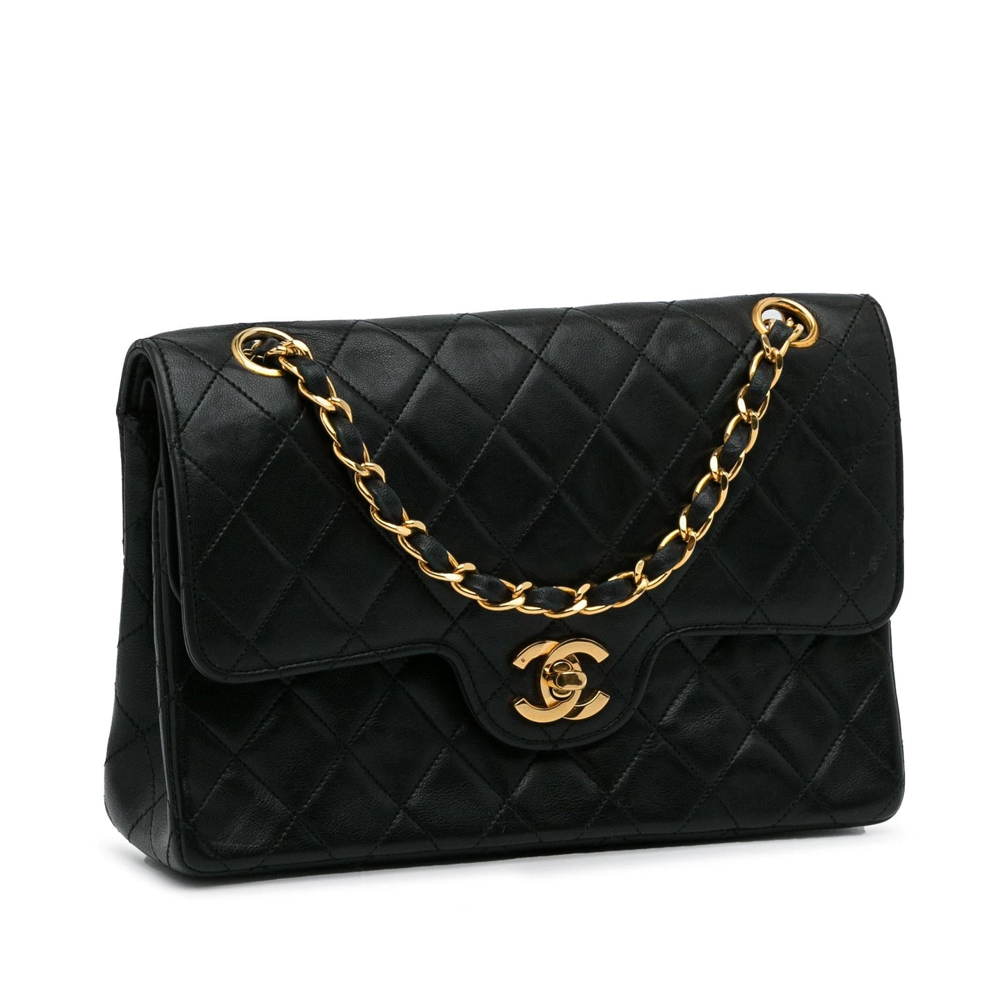 Chanel Quilted Double Flap SHG-L6Ce7A Small Shoulder Bag