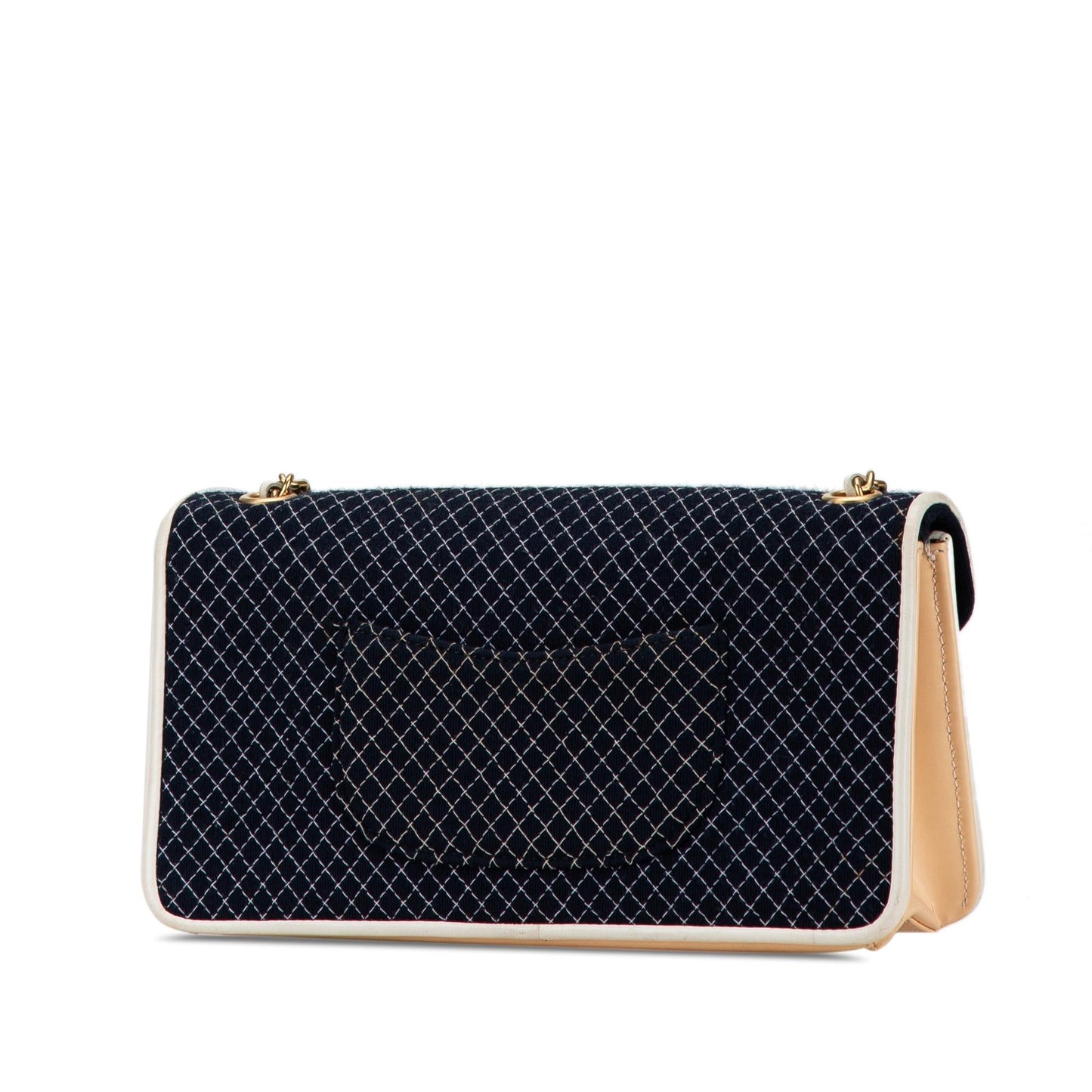 Chanel Quilted Jersey East West Flap SHG-czyBLL Small Handbag