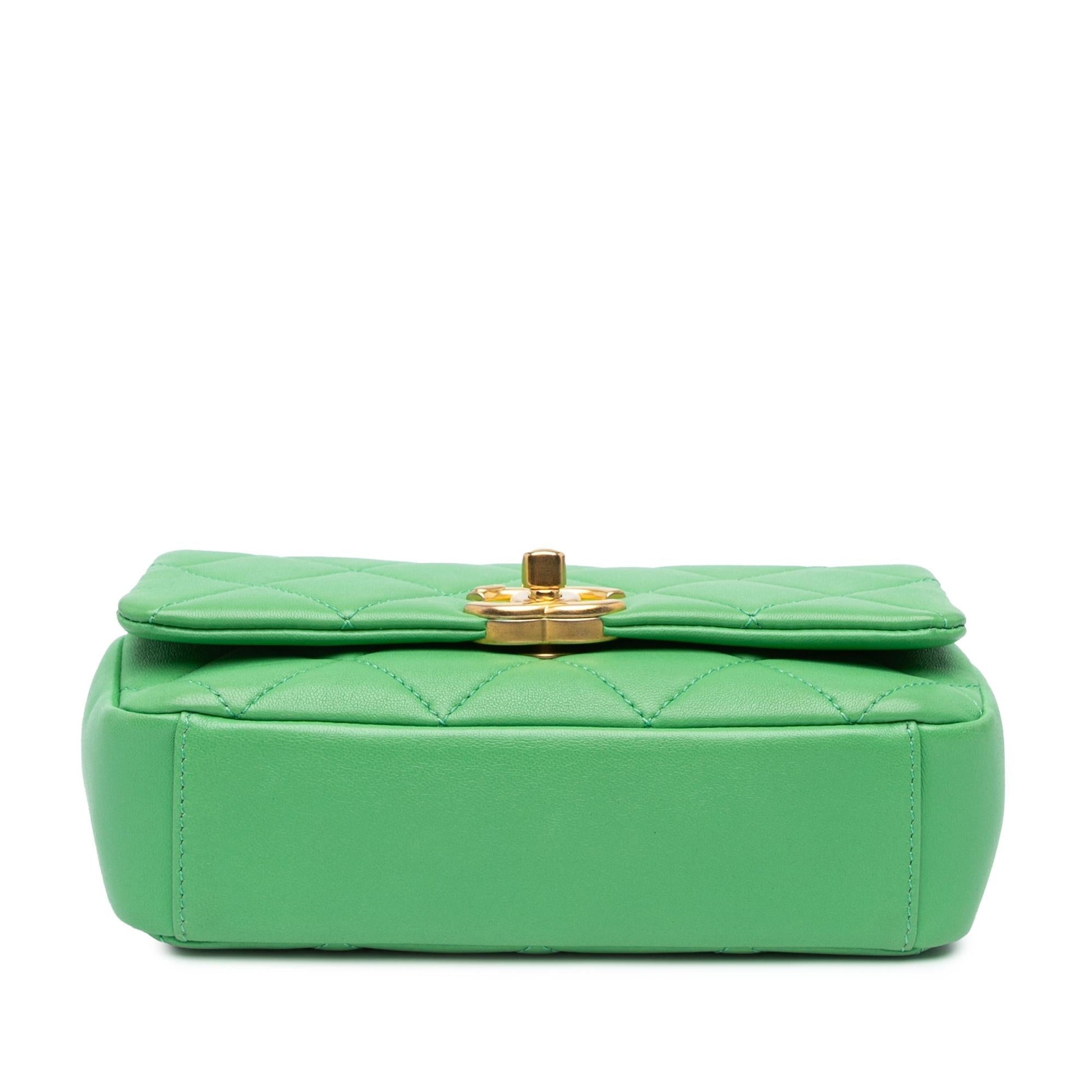 Chanel Quilted Lambskin Is More Flap SHG-cGCJvR Small Handbag