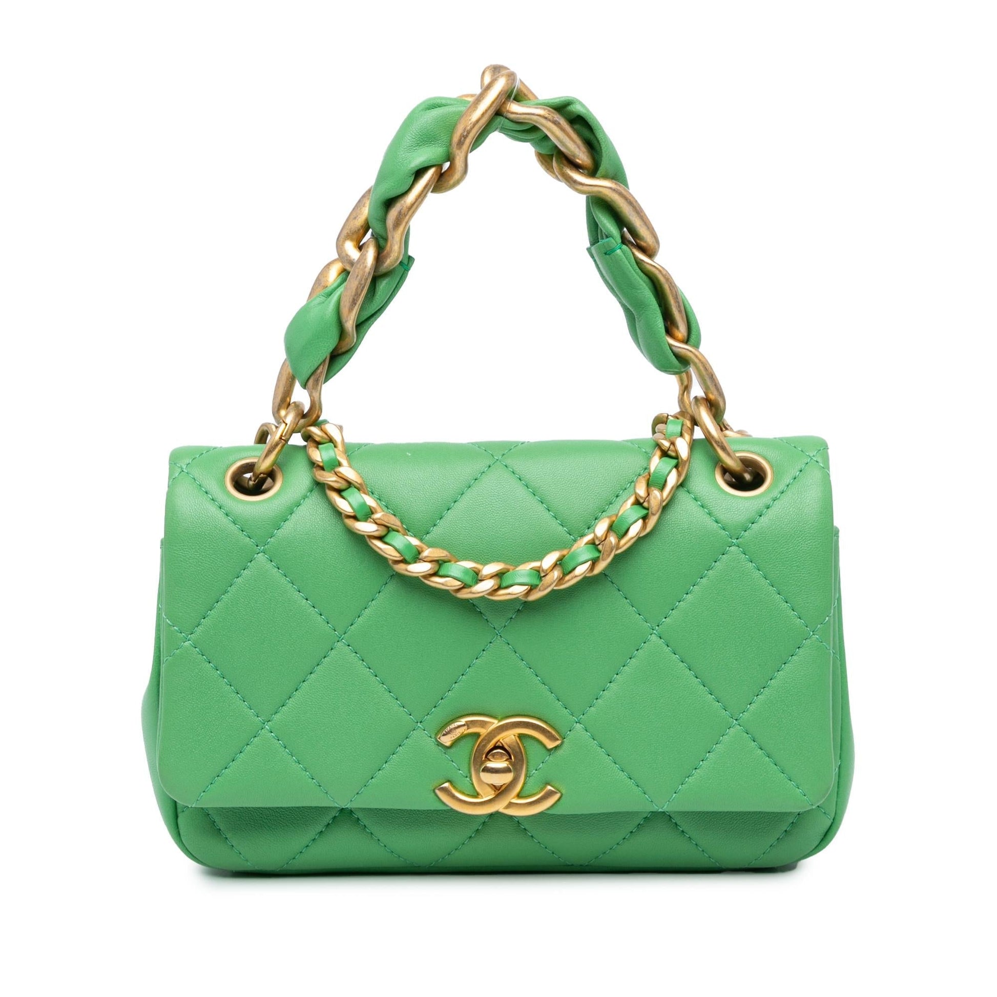 Chanel Quilted Lambskin Is More Flap SHG-cGCJvR Small Handbag