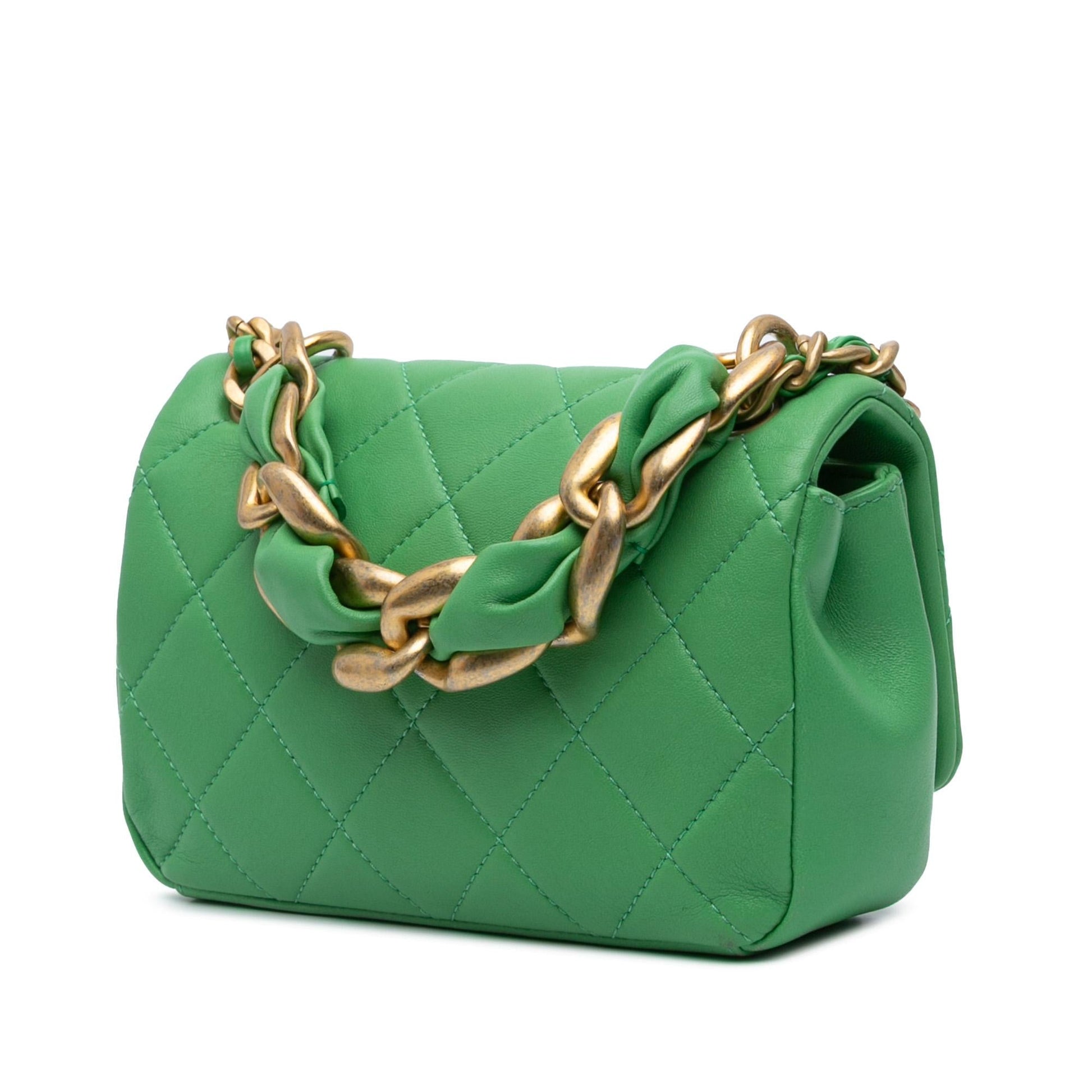 Chanel Quilted Lambskin Is More Flap Small Handbag