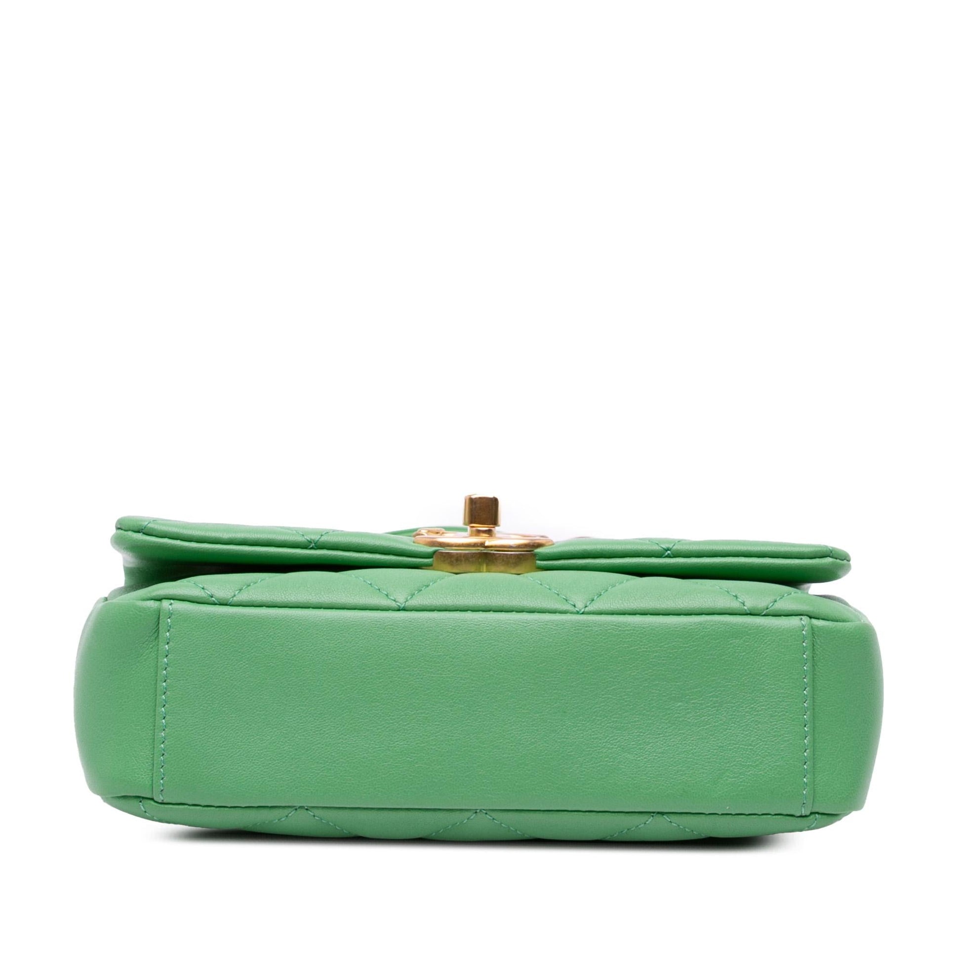 Chanel Quilted Lambskin Is More Flap Small Handbag Flap 2