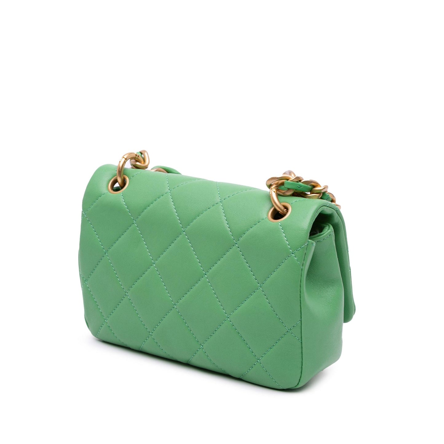 Chanel Quilted Lambskin Is More Flap Small Handbag Flap 2