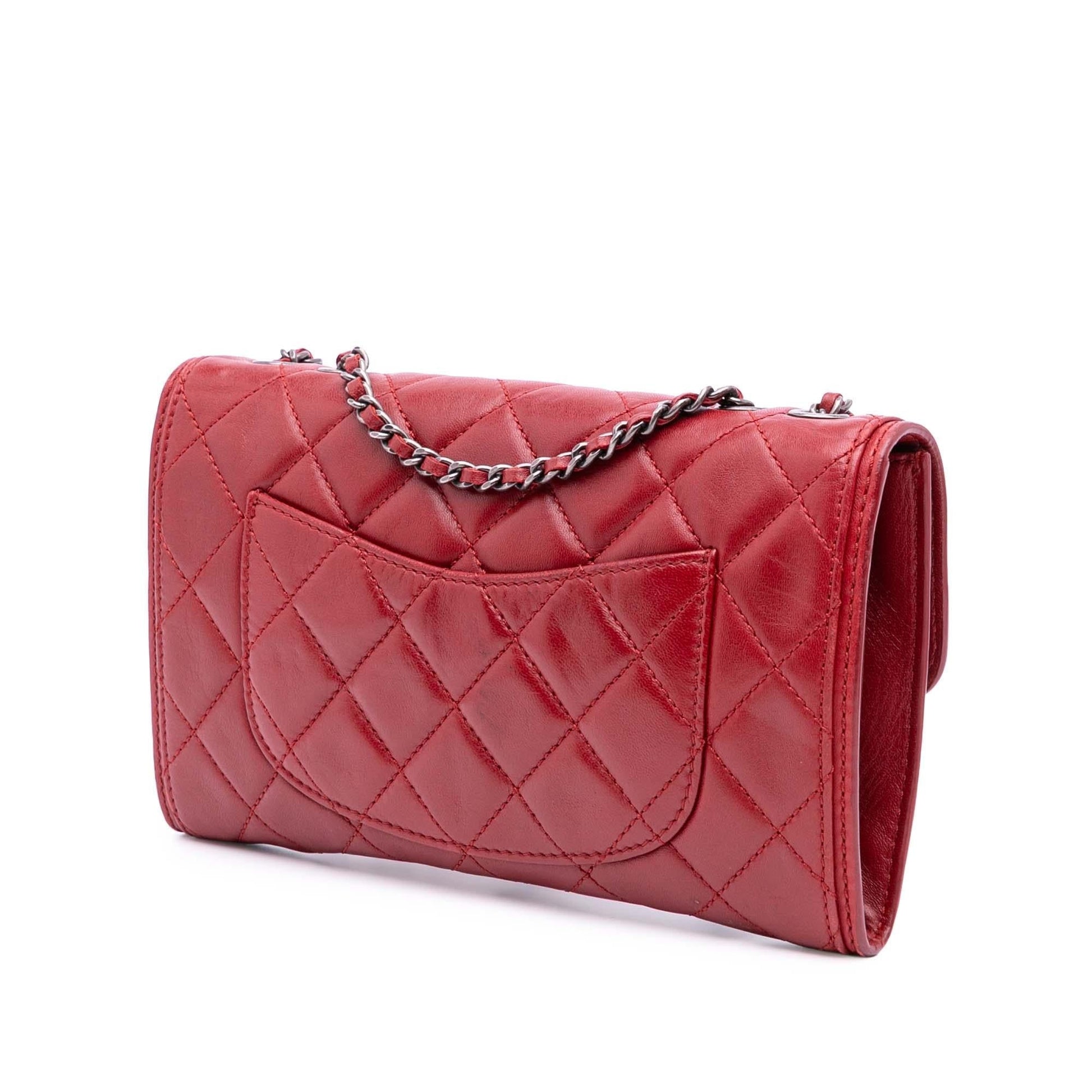Chanel Quilted Lambskin Citizen Zip Flap Small Handbag