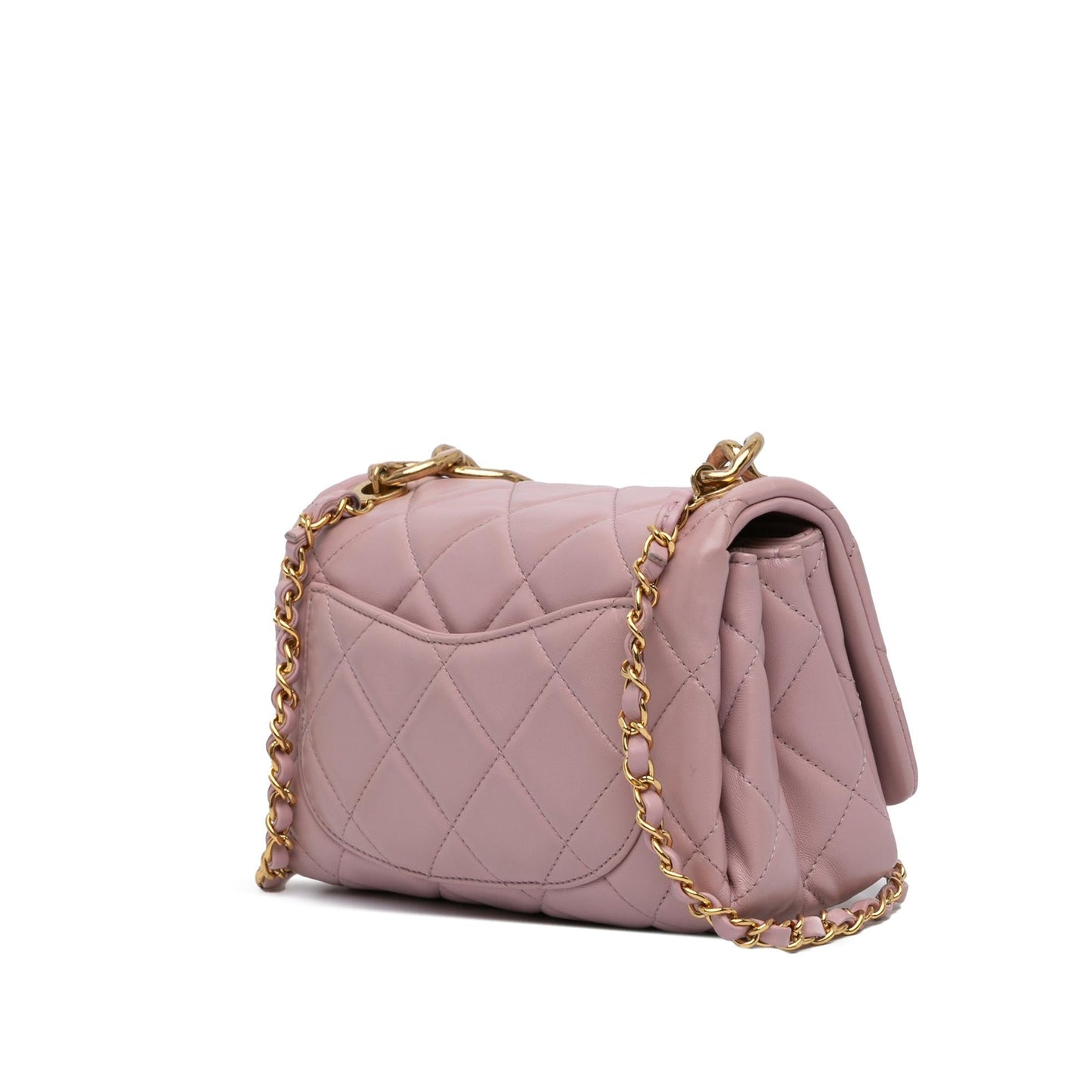 Chanel Quilted Lambskin Color Match Flap SHG-8s4oIZ Small Handbag